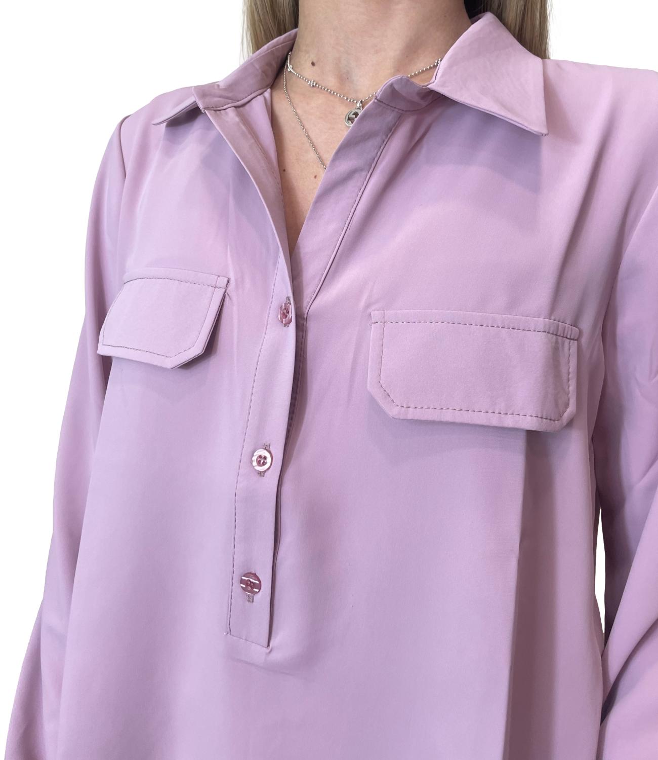 Susy Mix Camicia Lilla da Donna