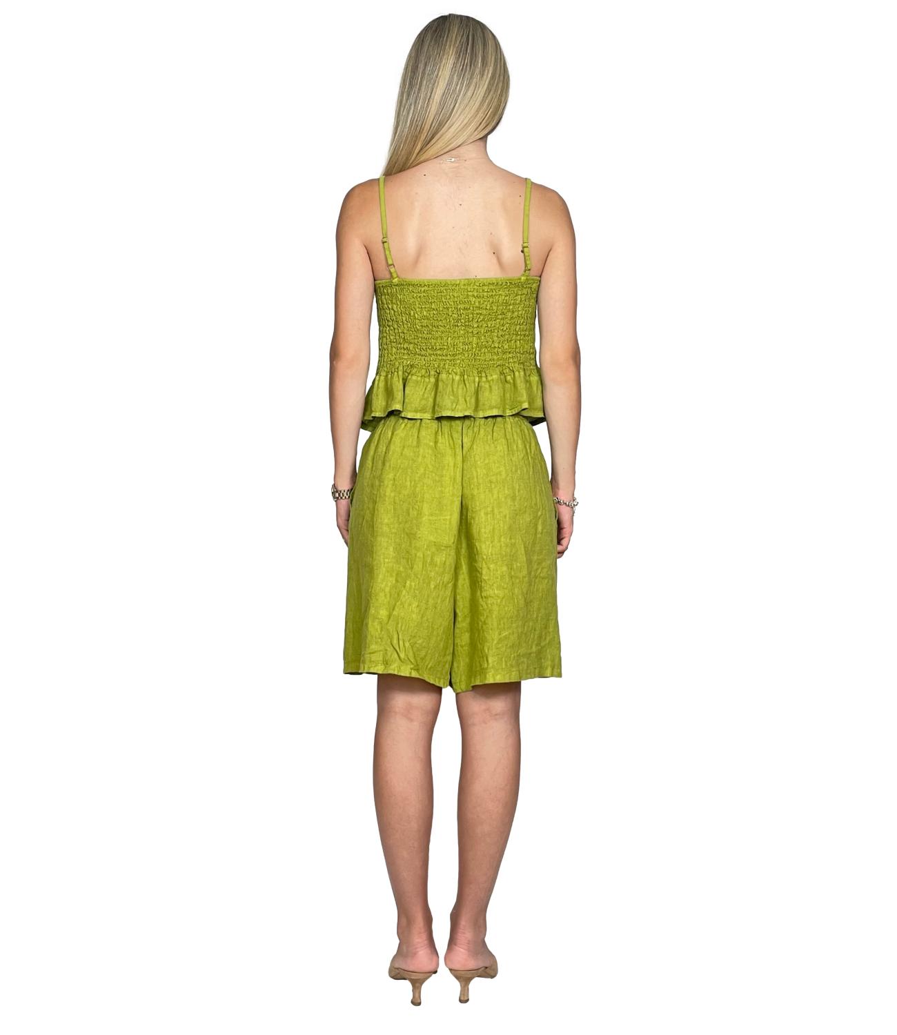 Susy Mix Top Verde Oliva da Donna