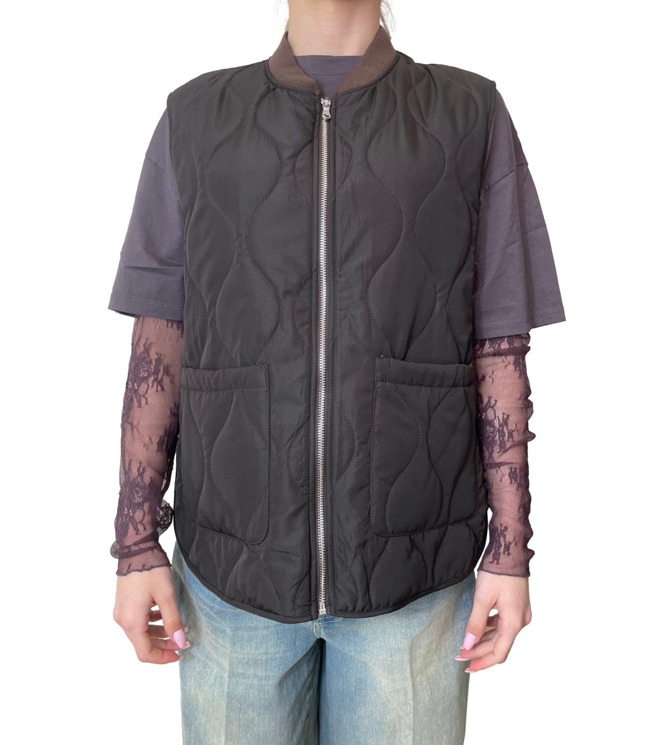 Susy Mix Gilet Moro da Donna