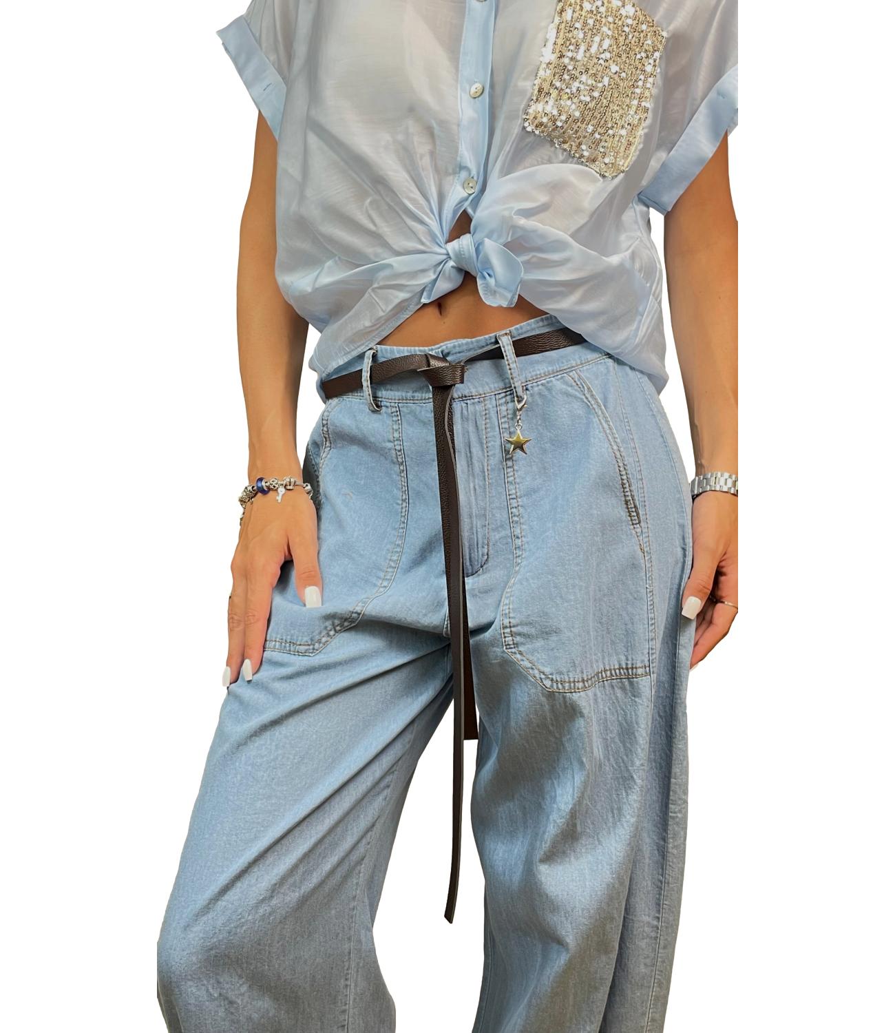 Susy Mix Pantalone Jeans da Donna