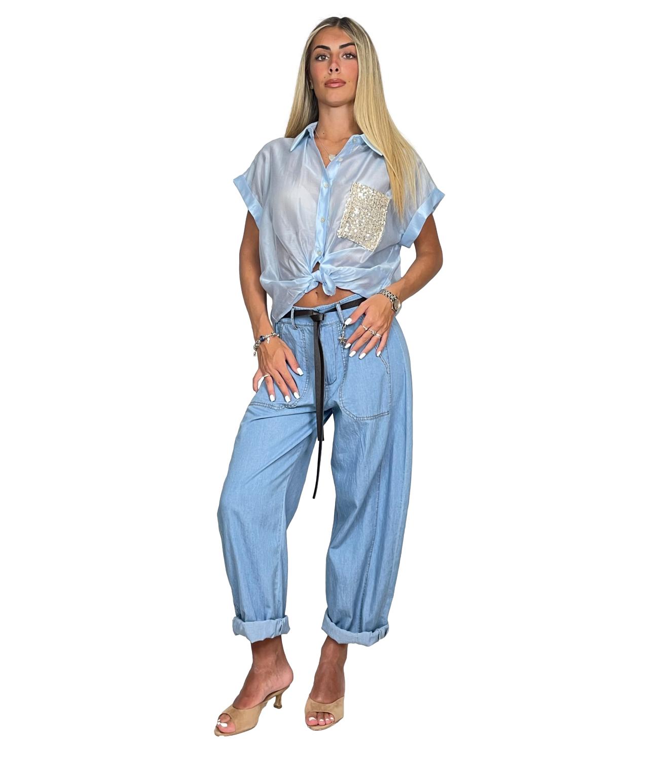 Susy Mix Pantalone Jeans da Donna