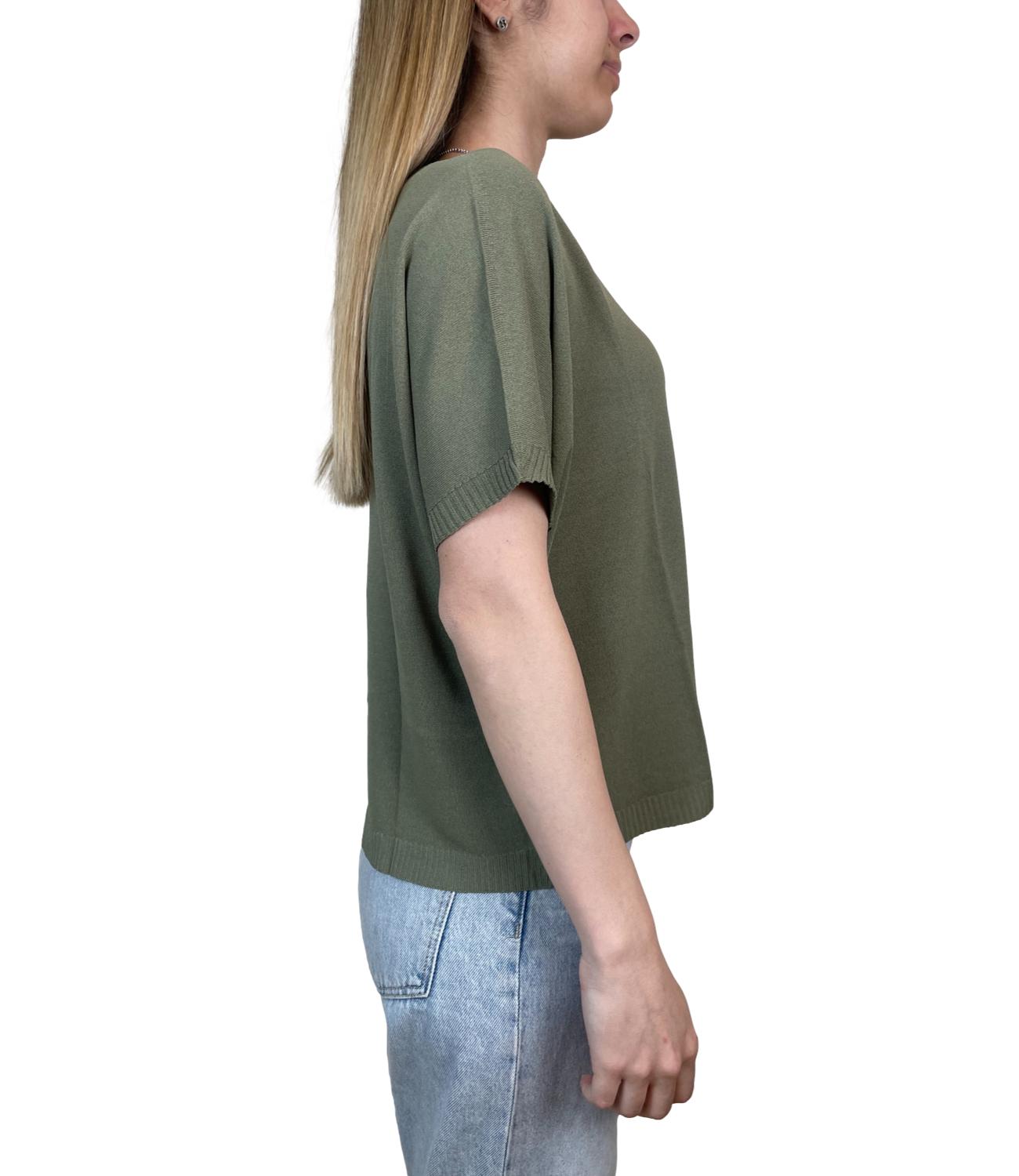 Susy Mix Maglia Verde Militare Donna