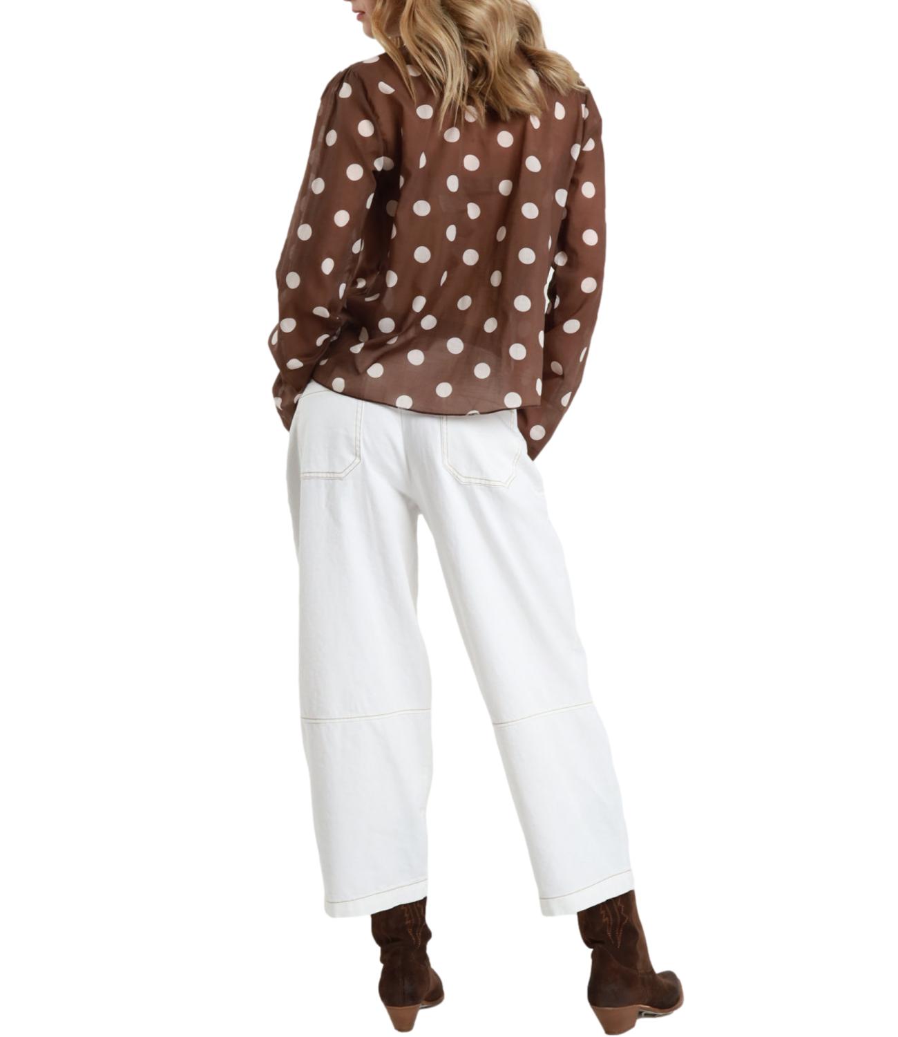 Susy Mix Pantalone Bianco Donna