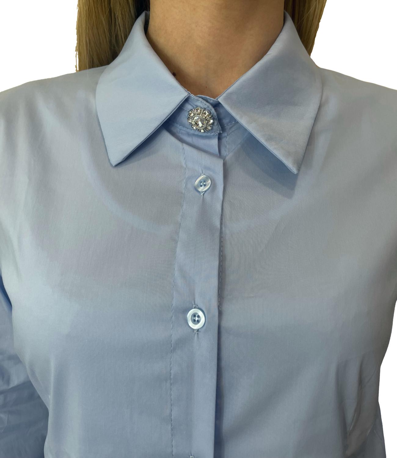 Susy Mix Camicia Celeste da Donna