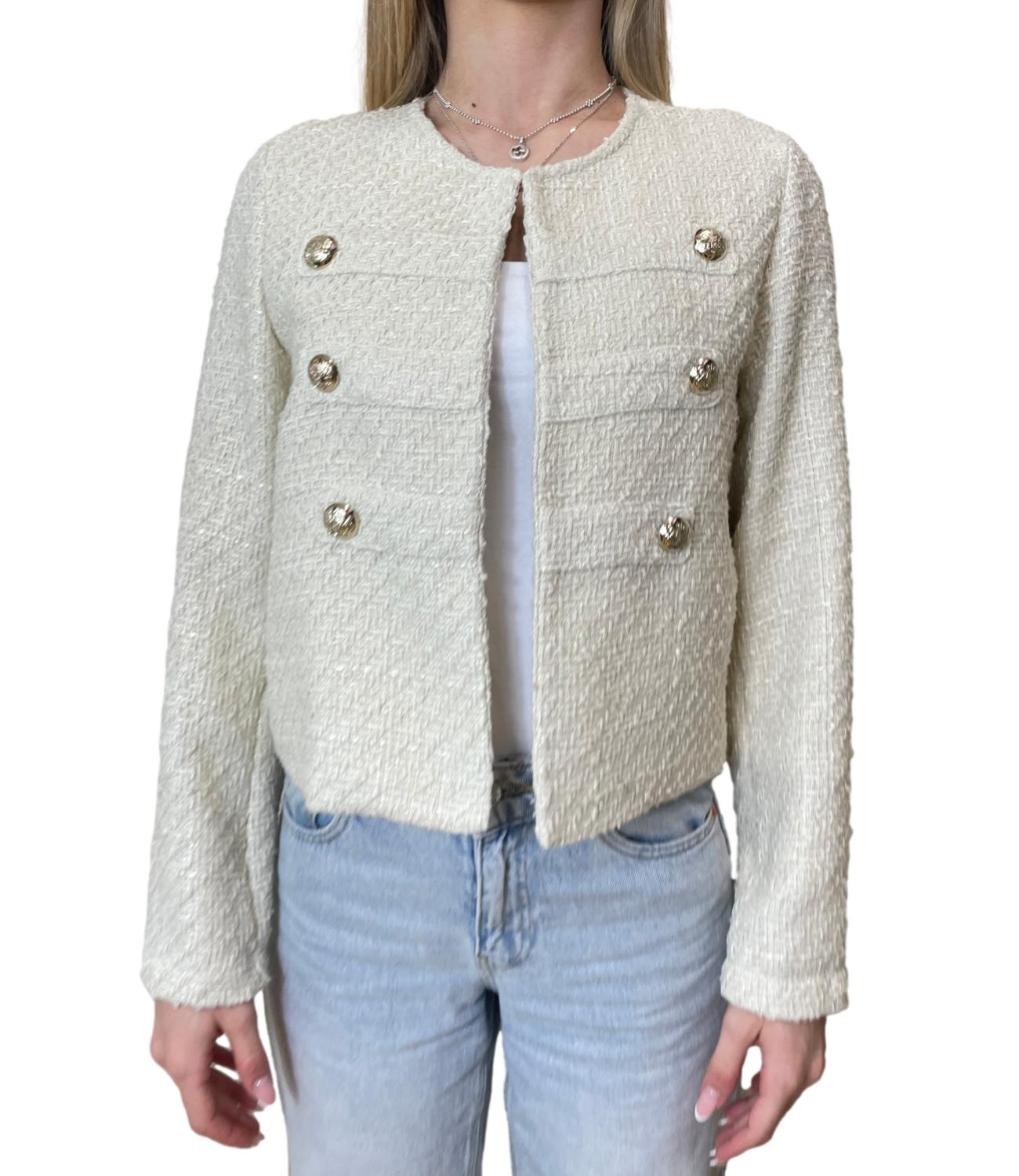 Susy Mix Giacca Panna Donna