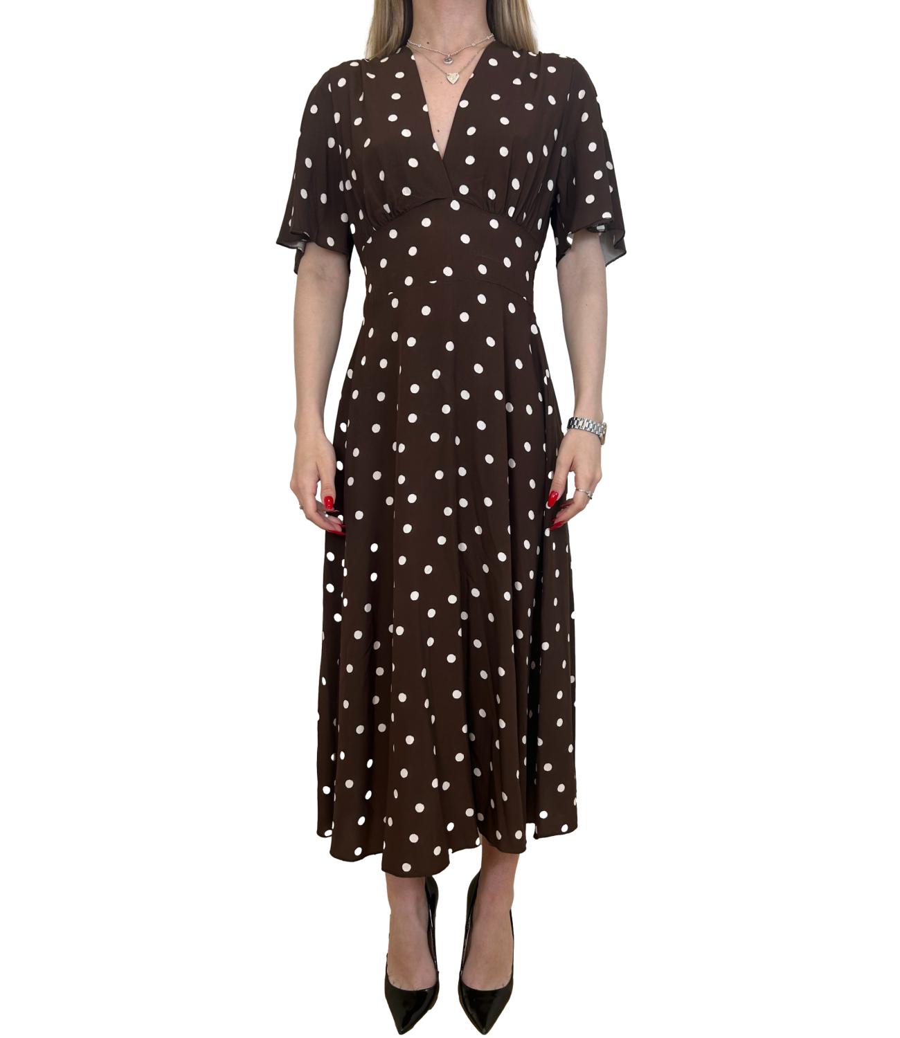 Susy Mix Abito Pois Moro Donna