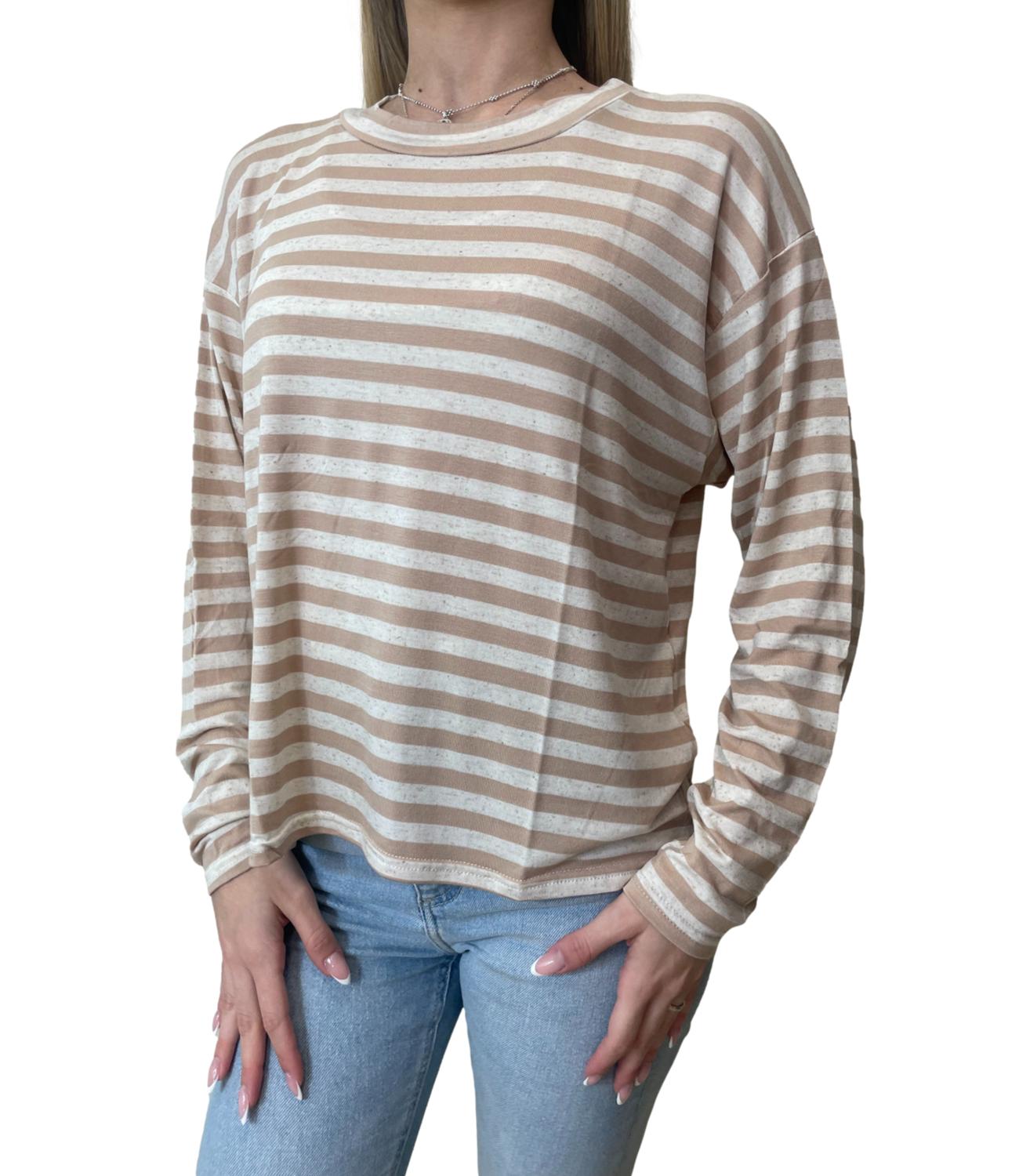 Susy Mix Maglia Beige da Donna