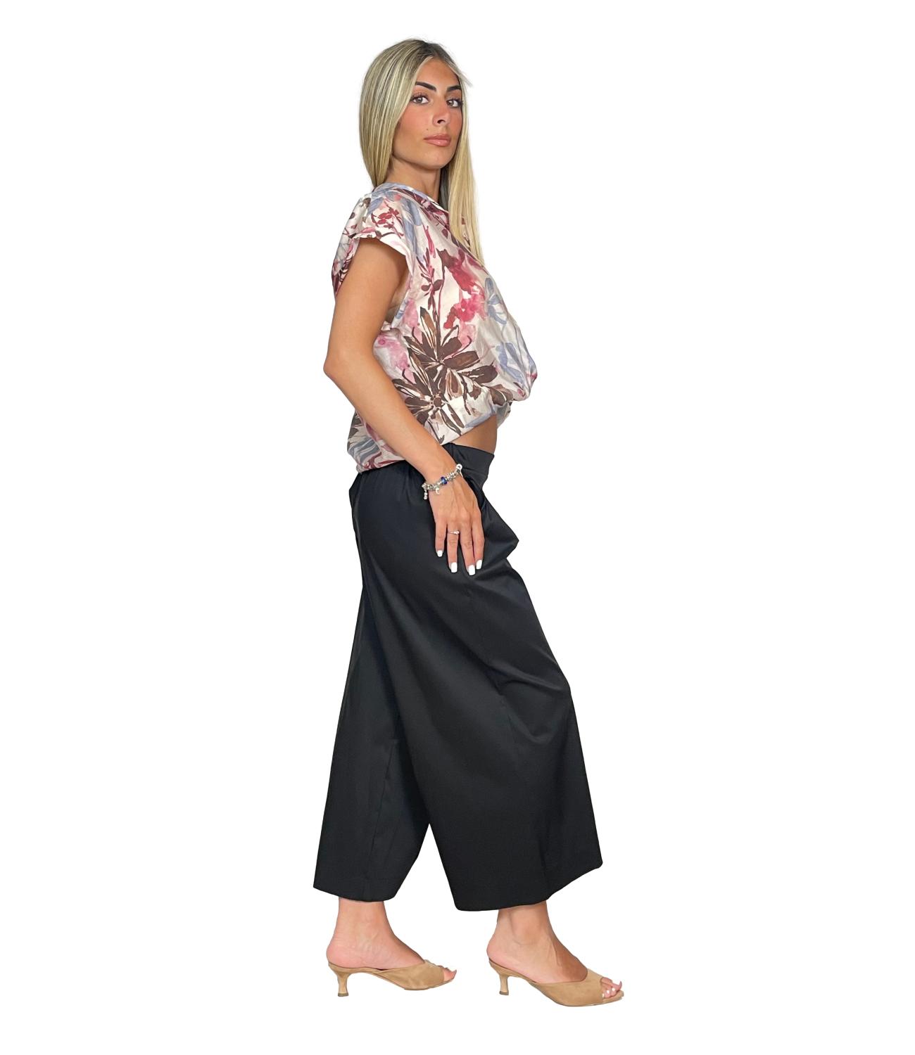 Susy Mix Pantalone Nero da Donna