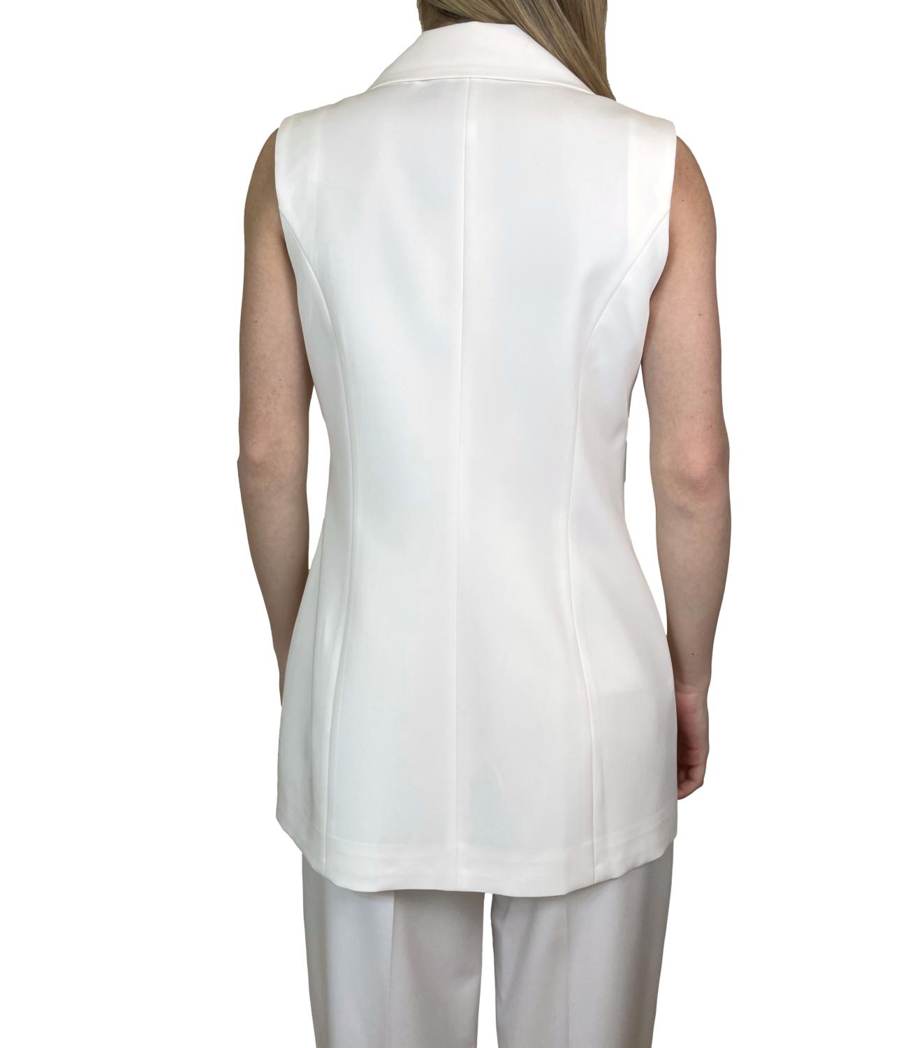 Susy Mix Gilet Latte Donna