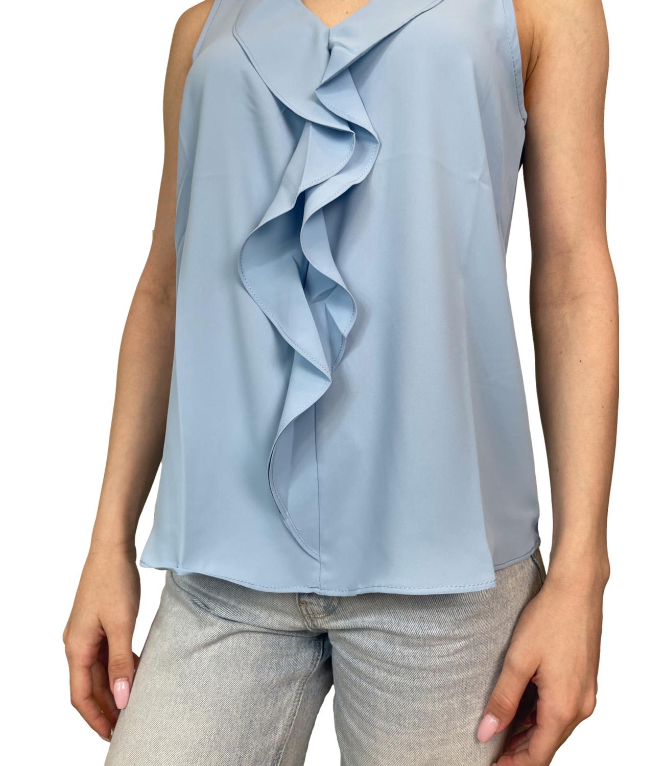 Susy Mix Maglia Celeste Donna
