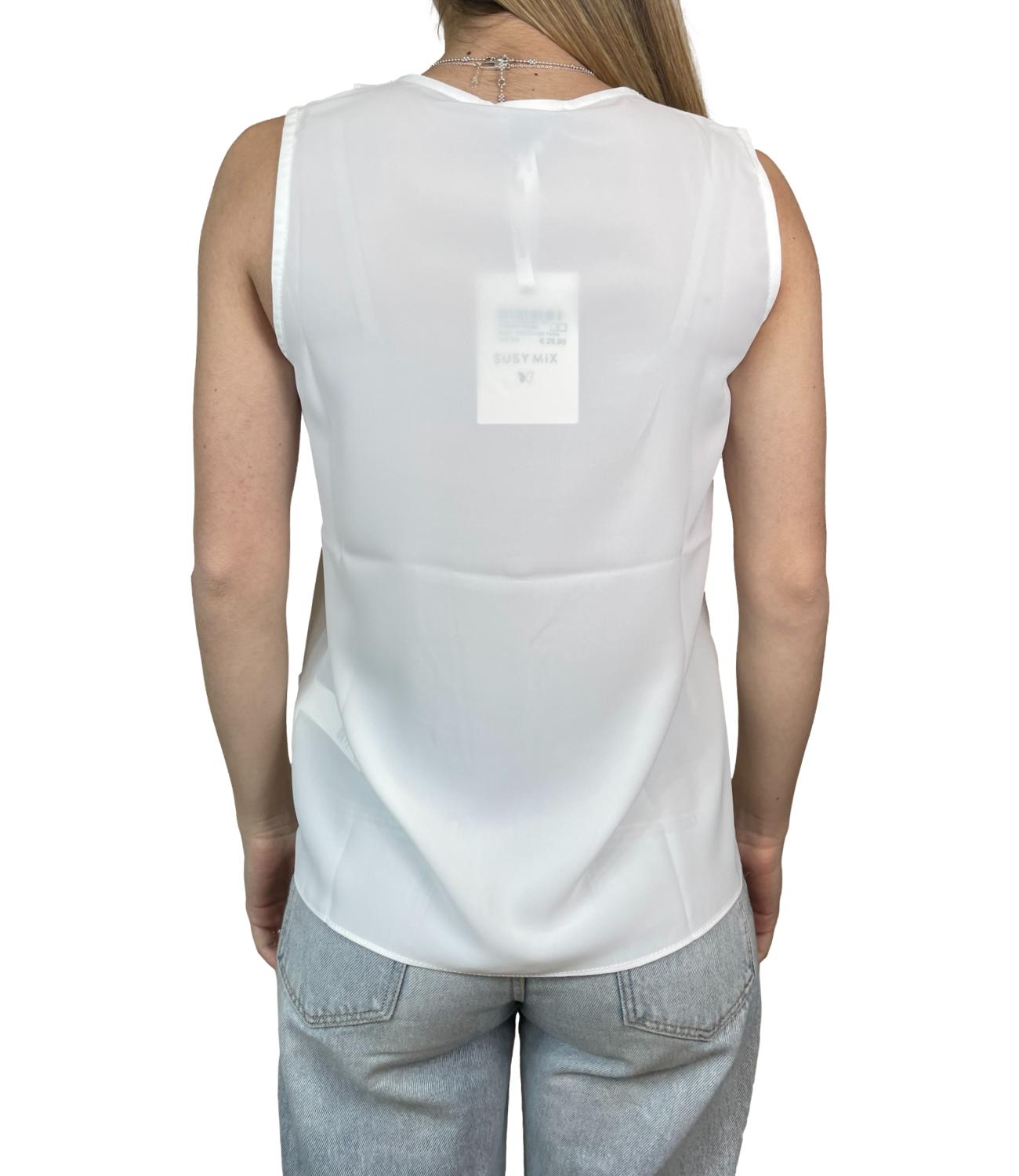 Susy Mix Maglia Panna Donna