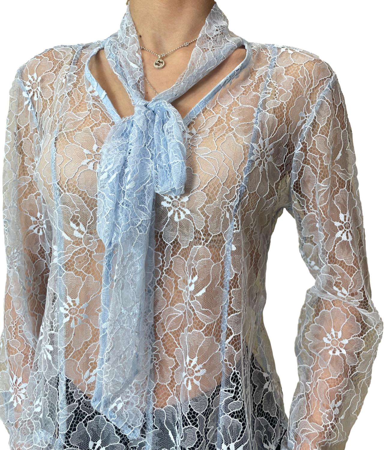 Susy Mix Blusa Celeste da Donna