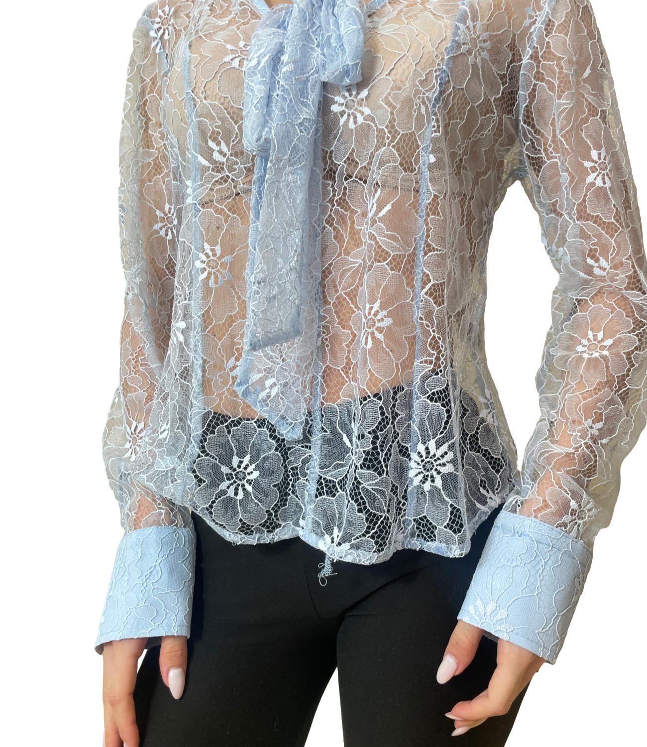 Susy Mix Blusa Celeste da Donna