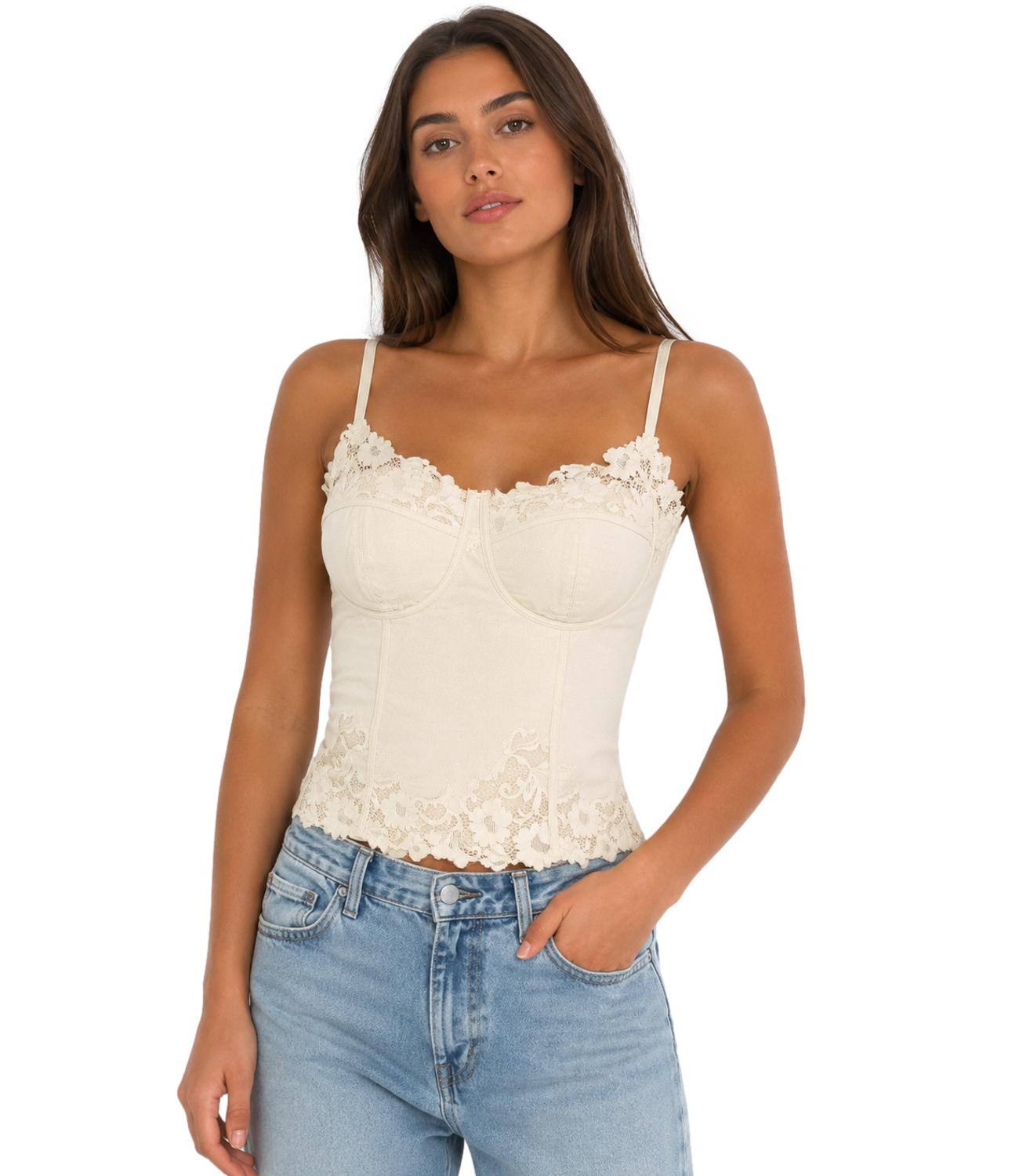 Susy Mix Bustino Latte da Donna
