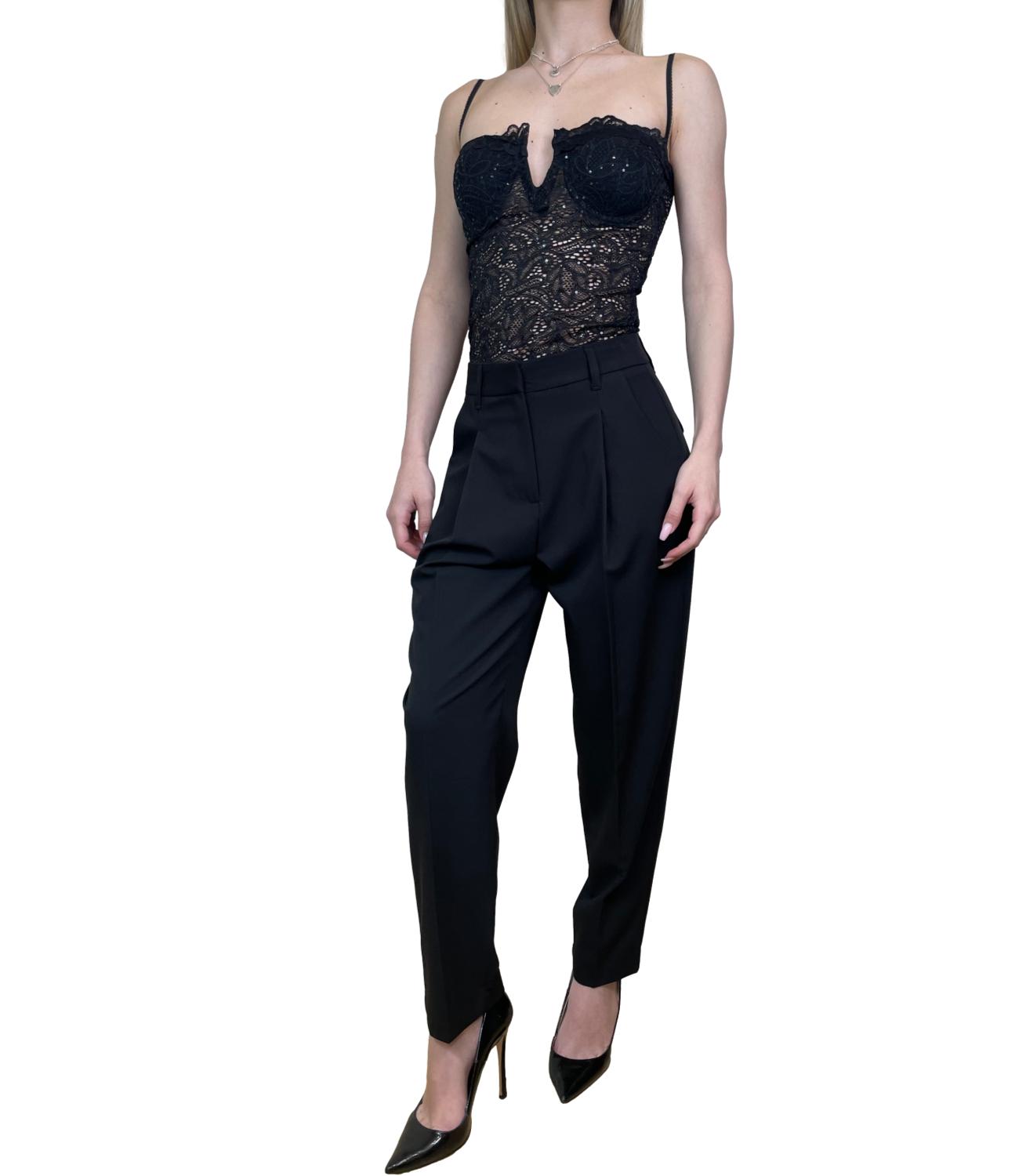 Susy Mix Pantalone Capri Nero Donna