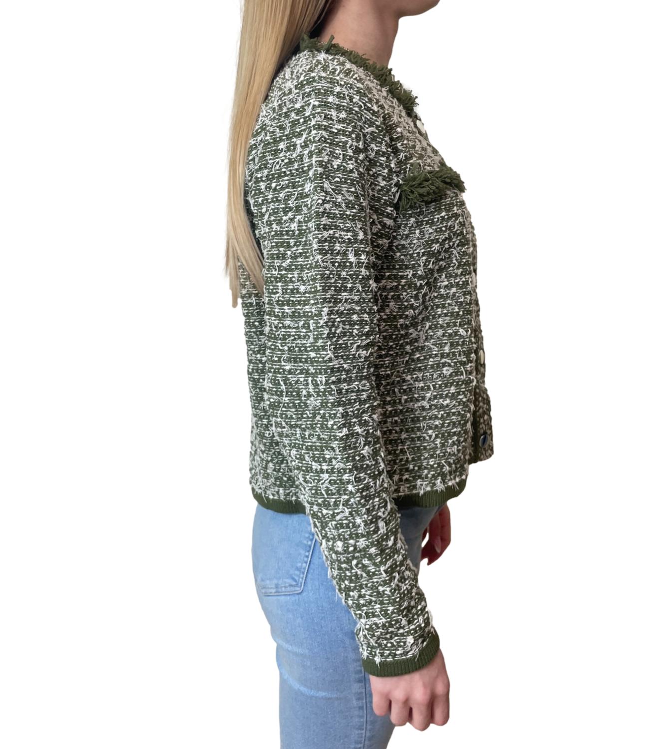 Susy Mix Giacca Verde Militare da Donna