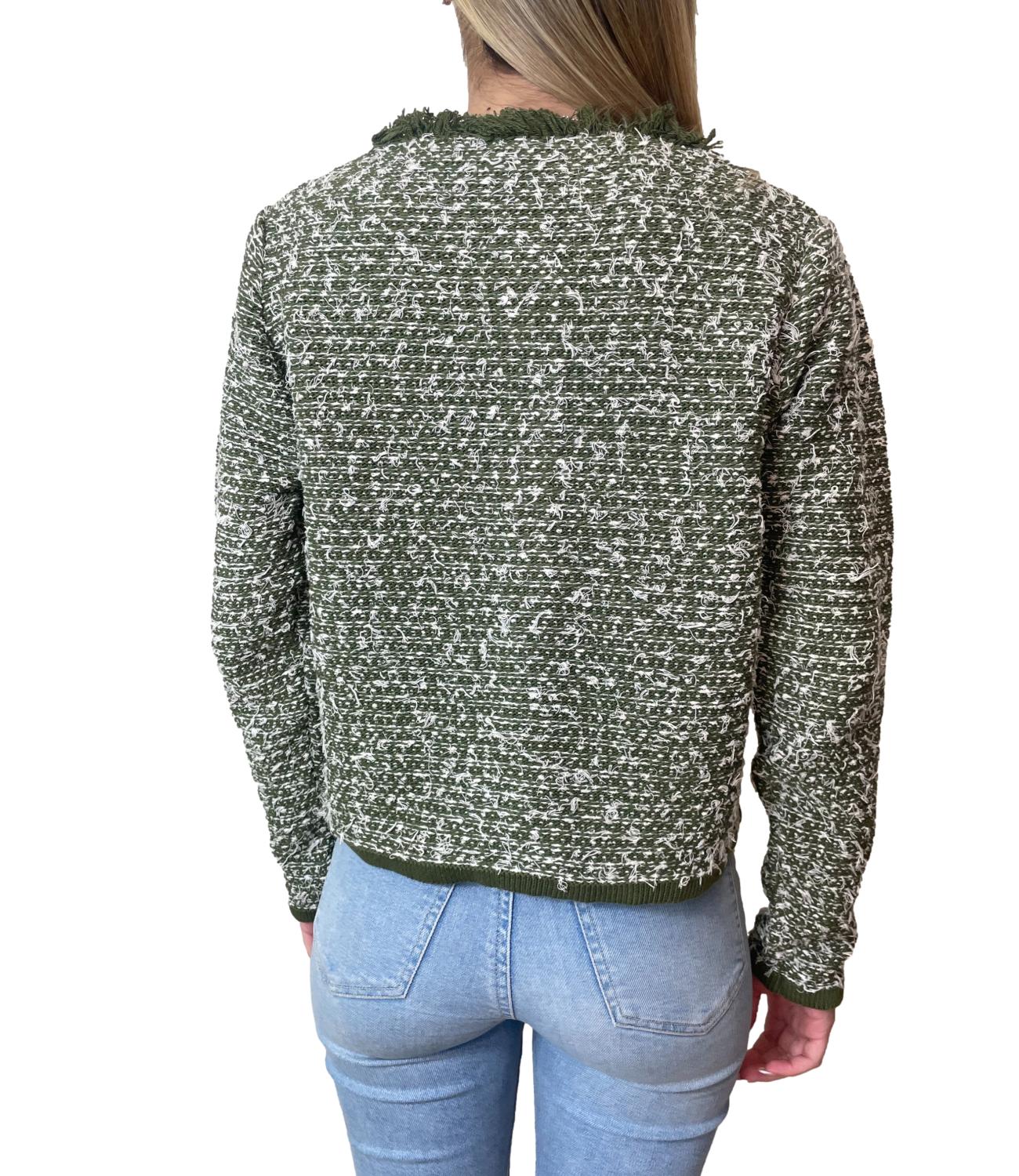 Susy Mix Giacca Verde Militare da Donna