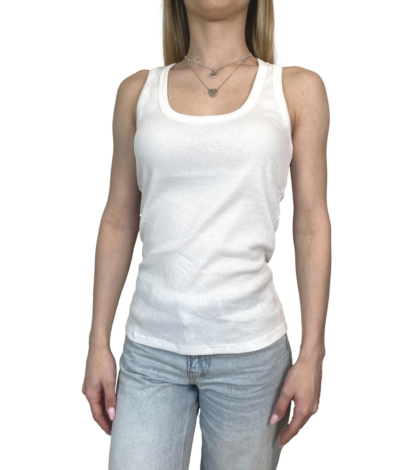 Susy Mix Canotta Latte Donna