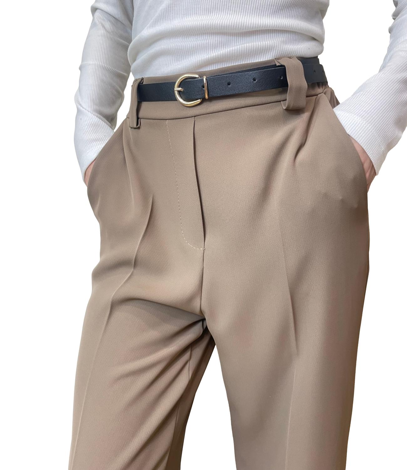 Susy Mix Pantalone Fango da Donna