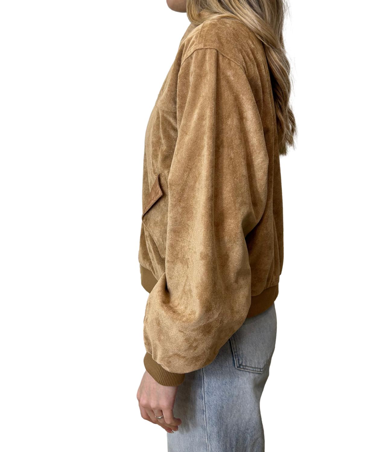 Susy Mix Bomber Cognac Donna