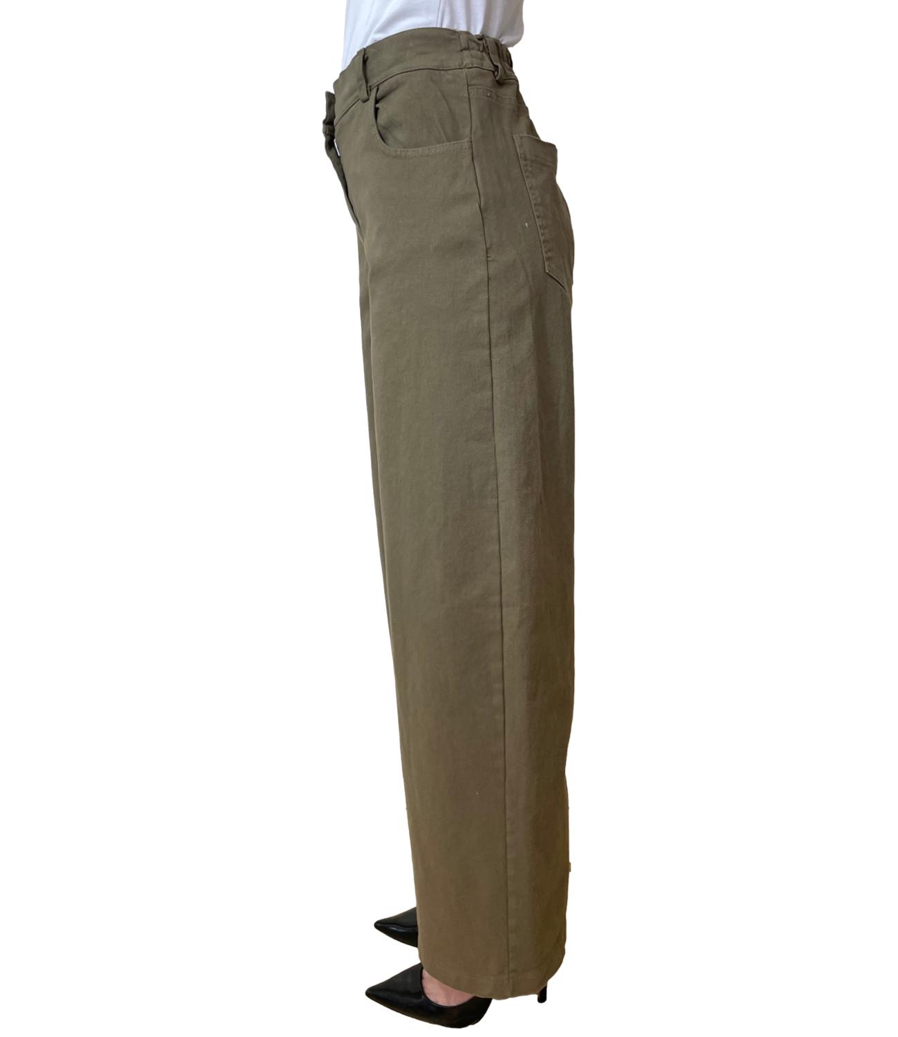 Susy Mix Pantalone Verde Militare Donna