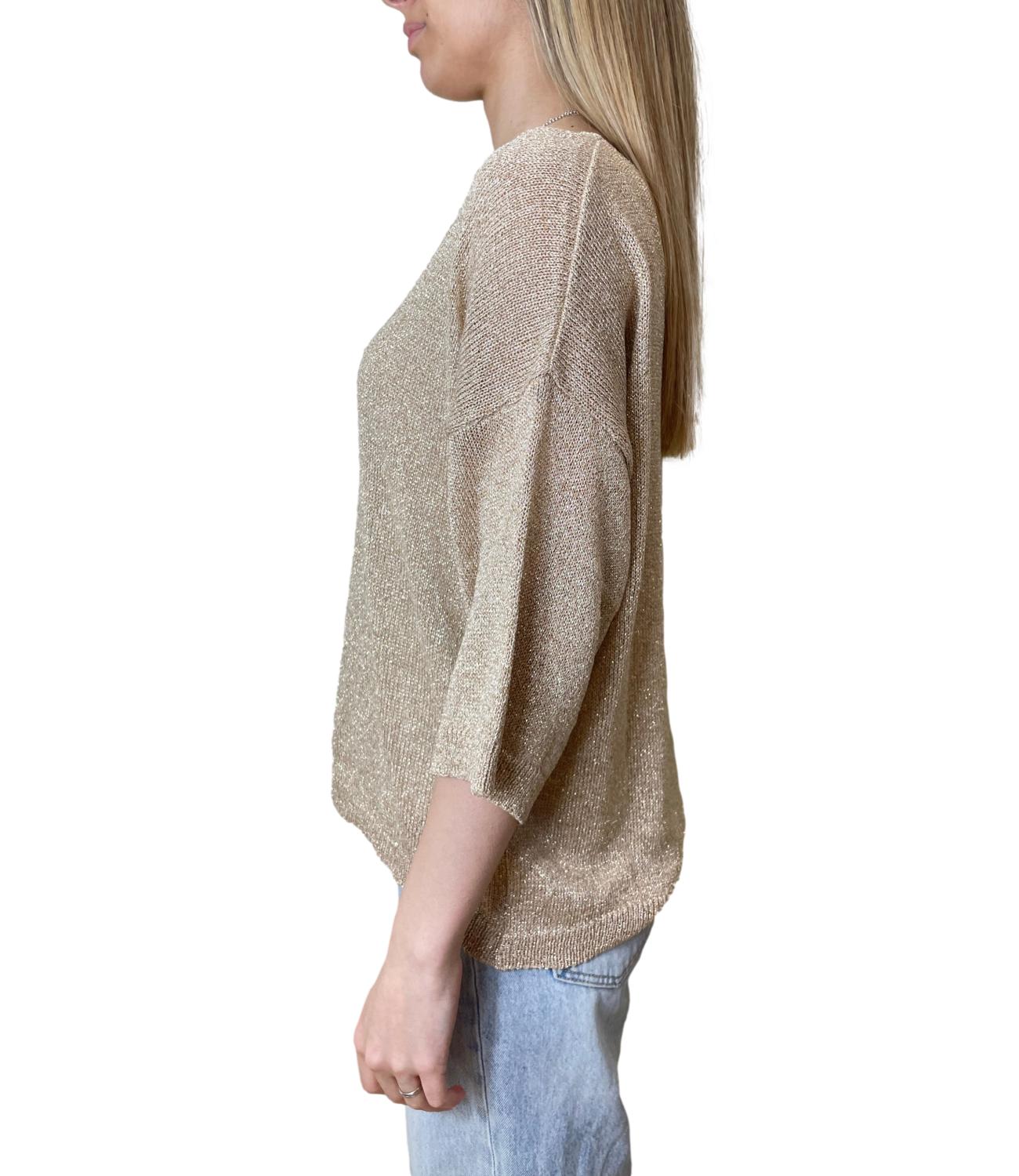 Susy Mix Maglia Oro Donna