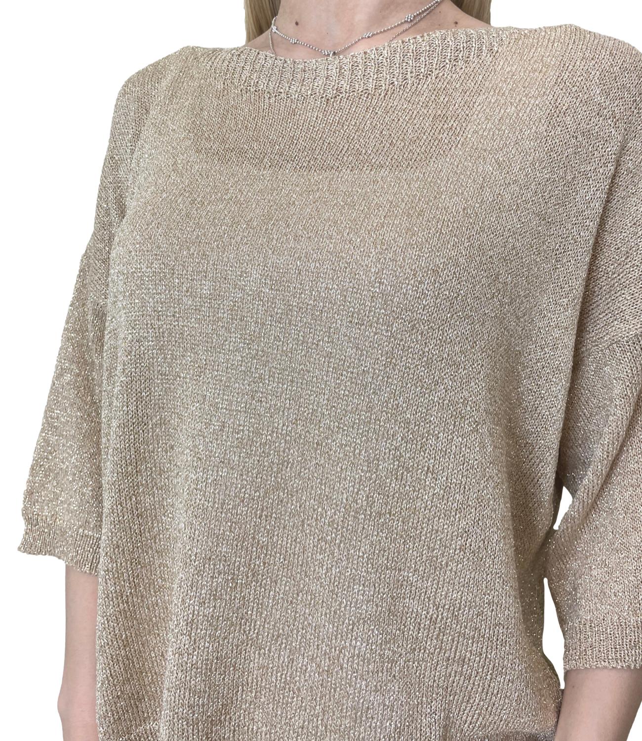 Susy Mix Maglia Oro Donna