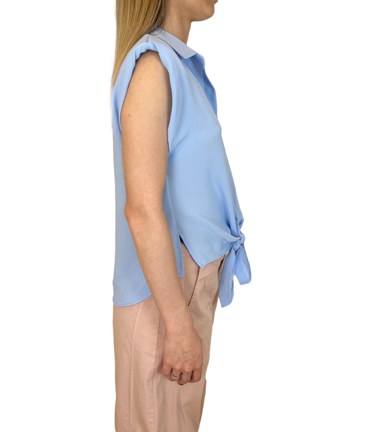 Susy Mix Camicia Celeste Donna
