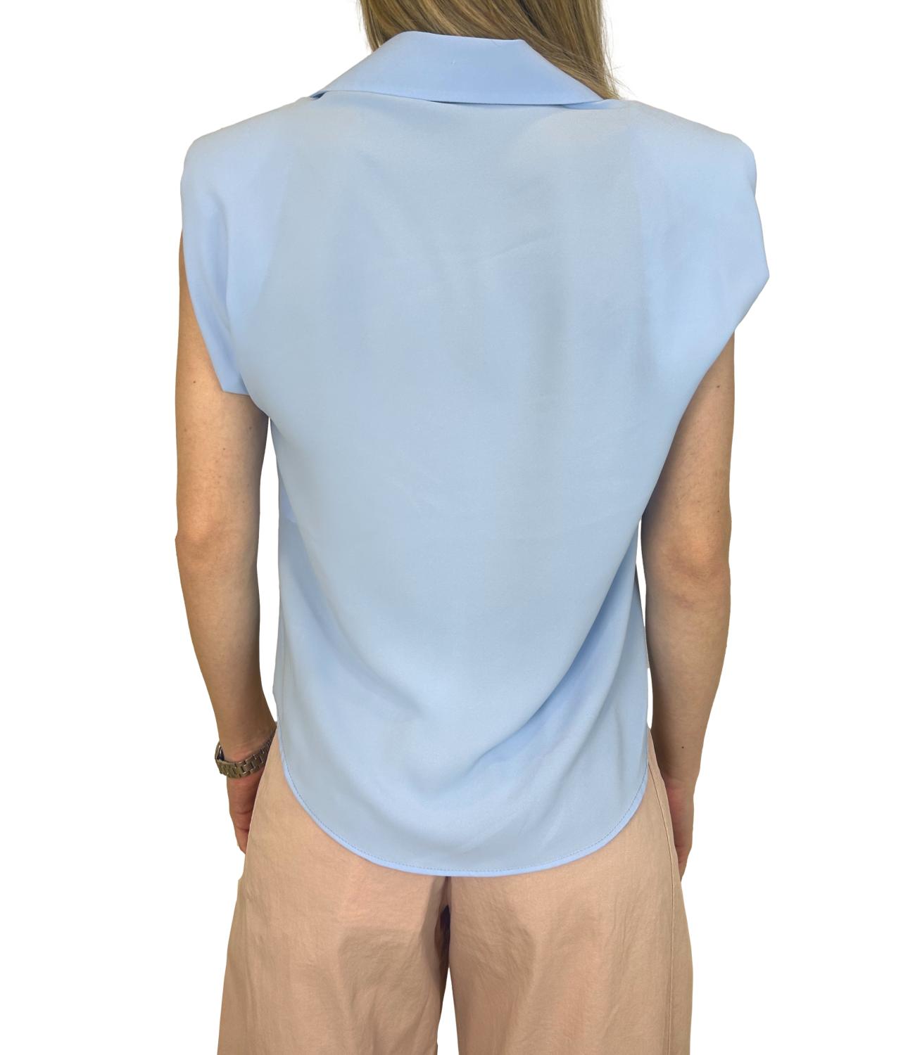 Susy Mix Camicia Celeste Donna