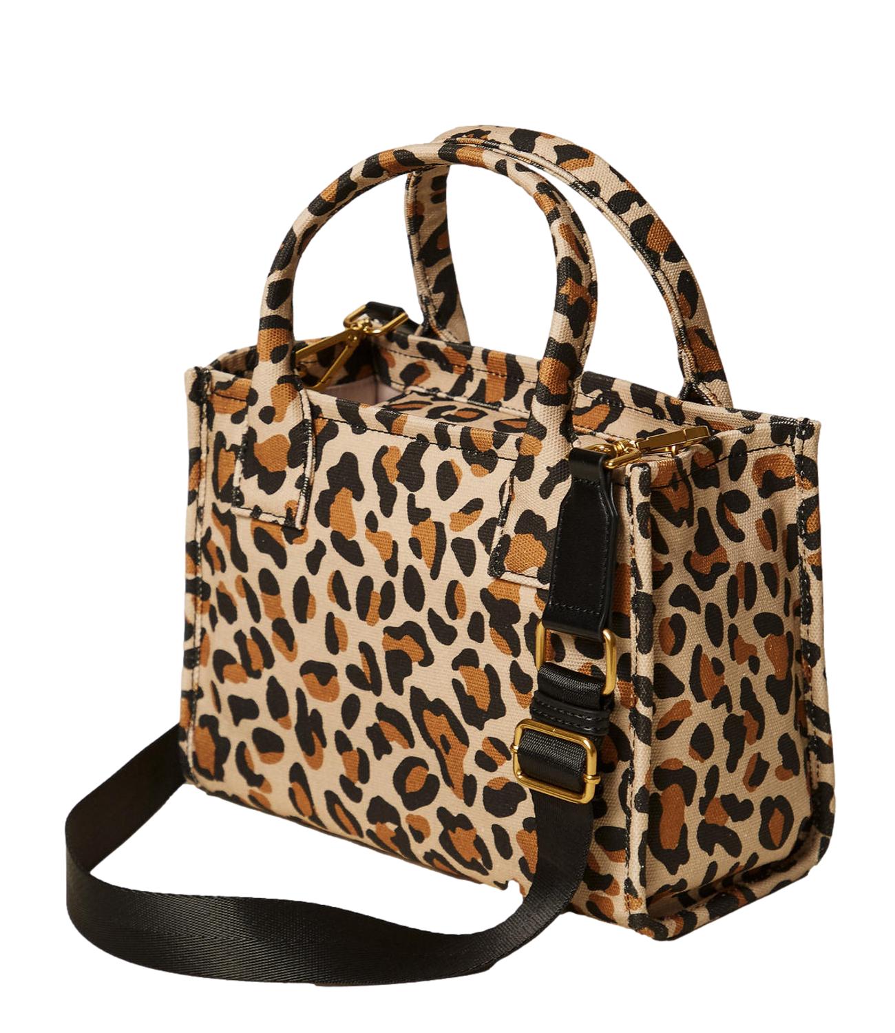 TWIN SET borsa Tote Piccola In Tessuto Sue Manici C/Logo maculata donna