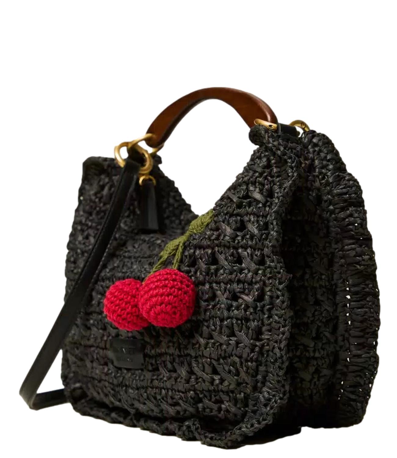Twin Set Hobo Nero da Donna