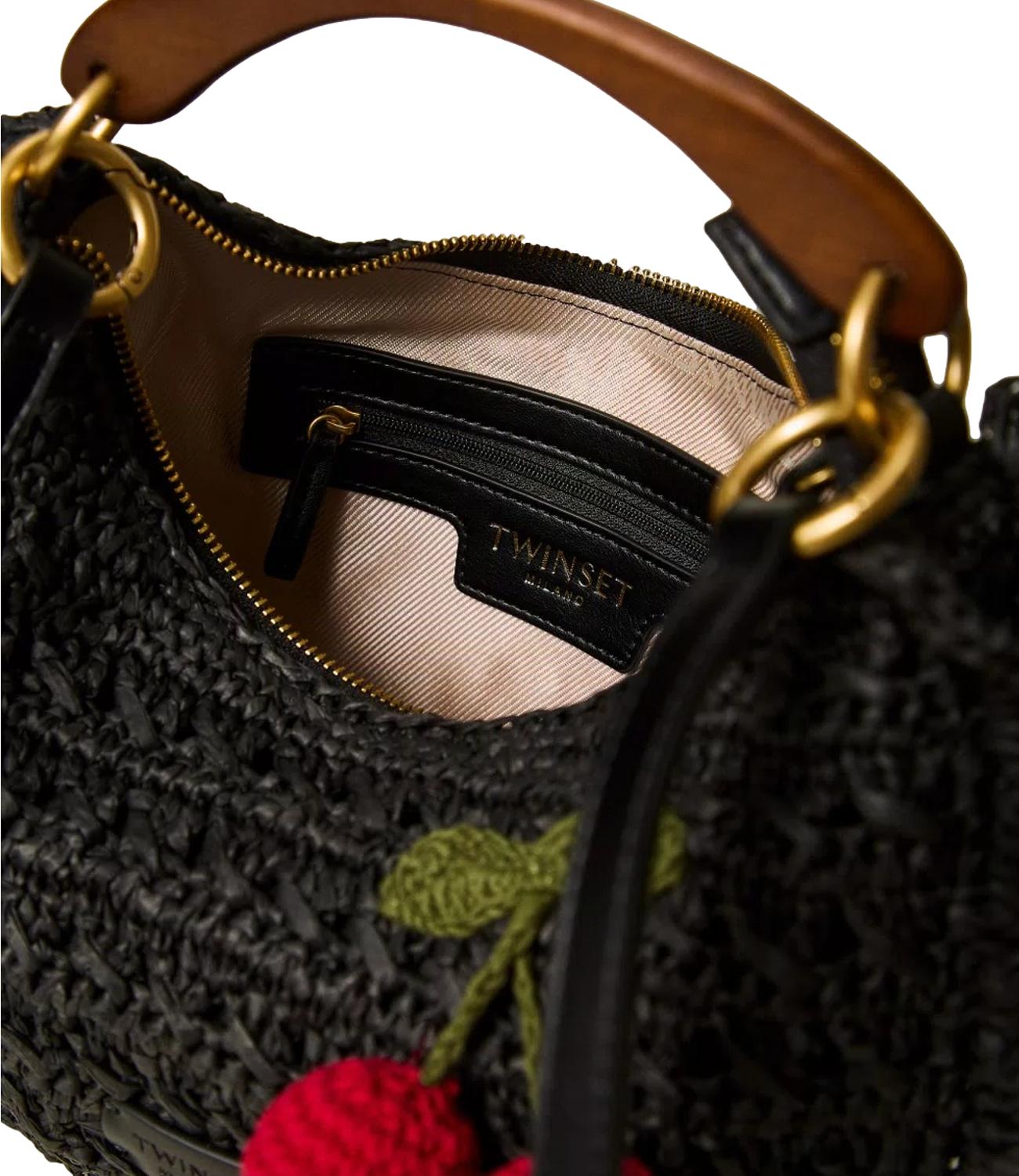 Twin Set Hobo Nero da Donna