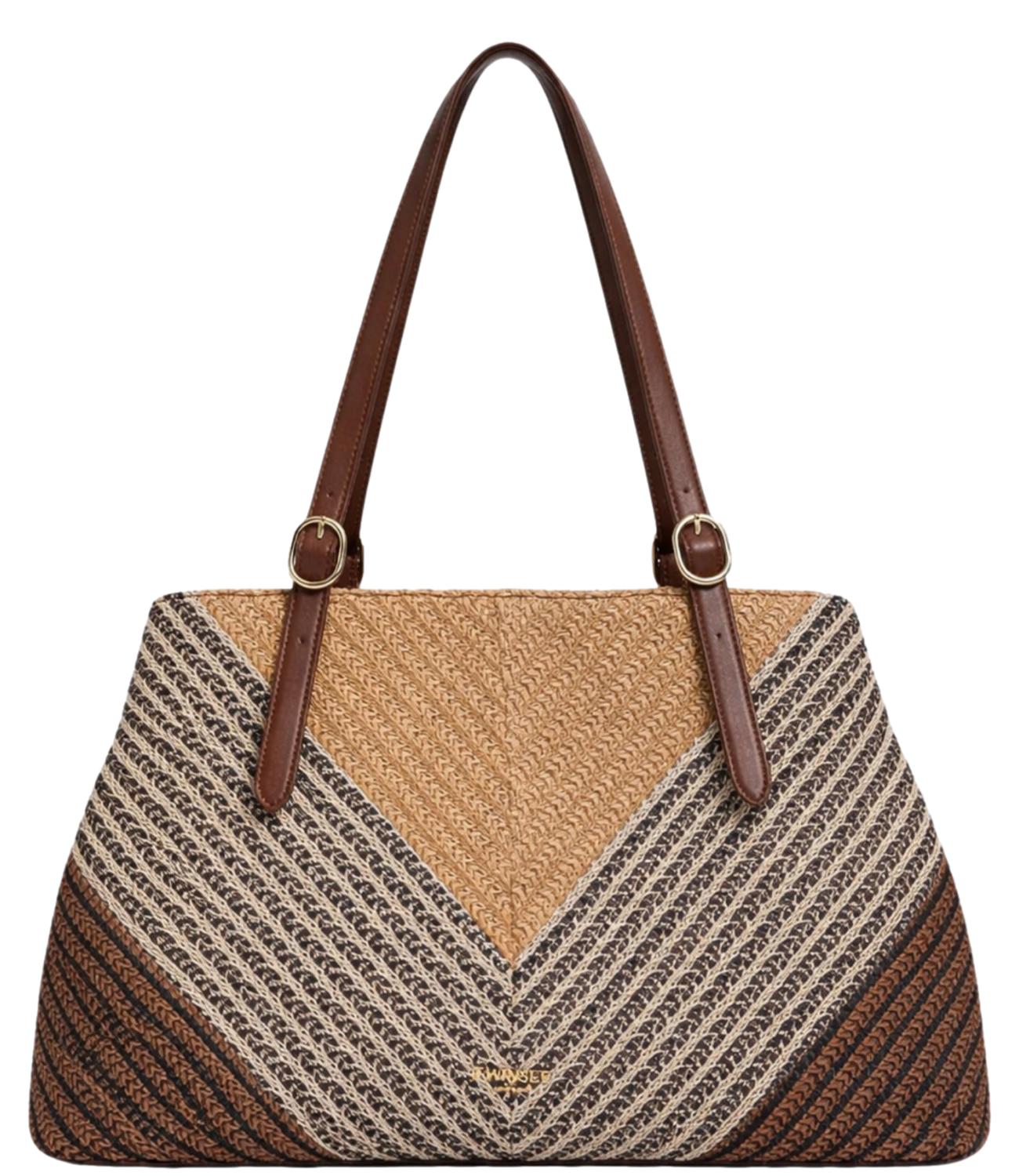 Twin Set Tote Multicolor Straw da Donna