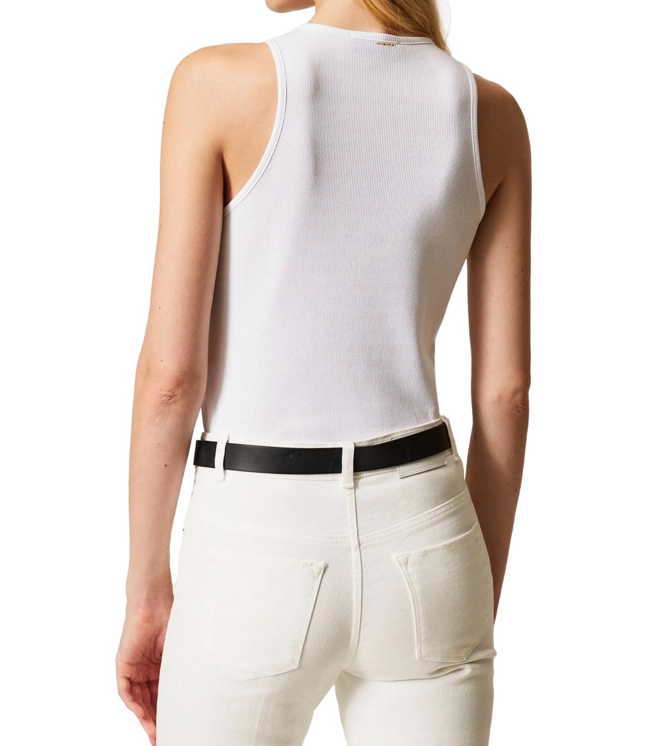 Twinset Canotta bianca donna