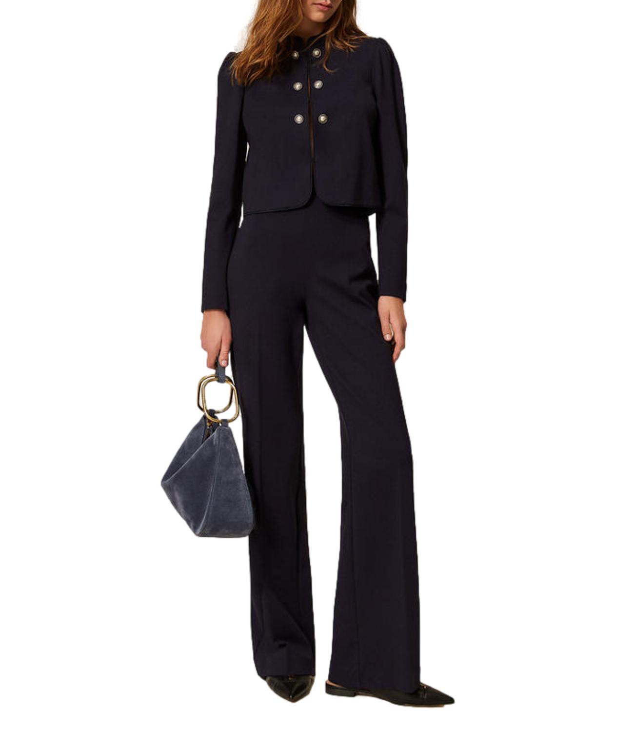 TWIN SET pantalone blue night donna