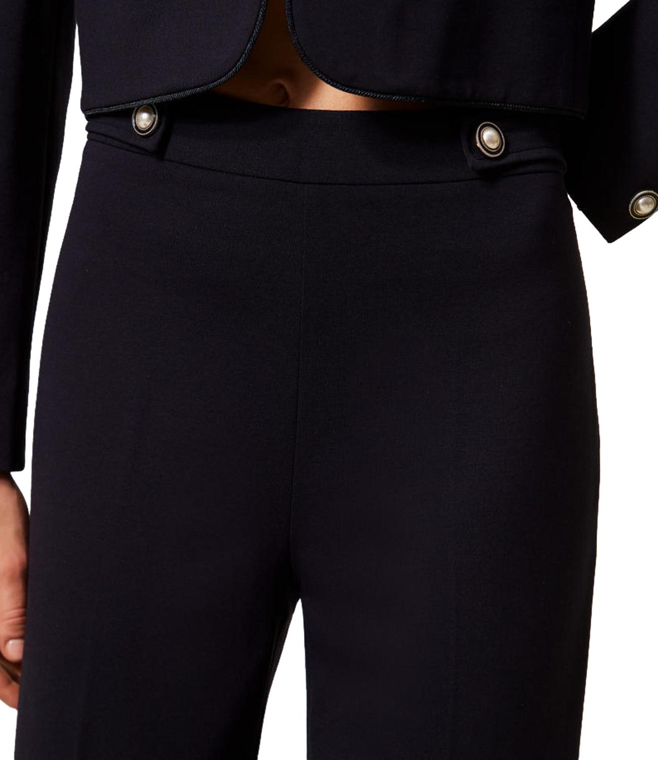 TWIN SET pantalone blue night donna