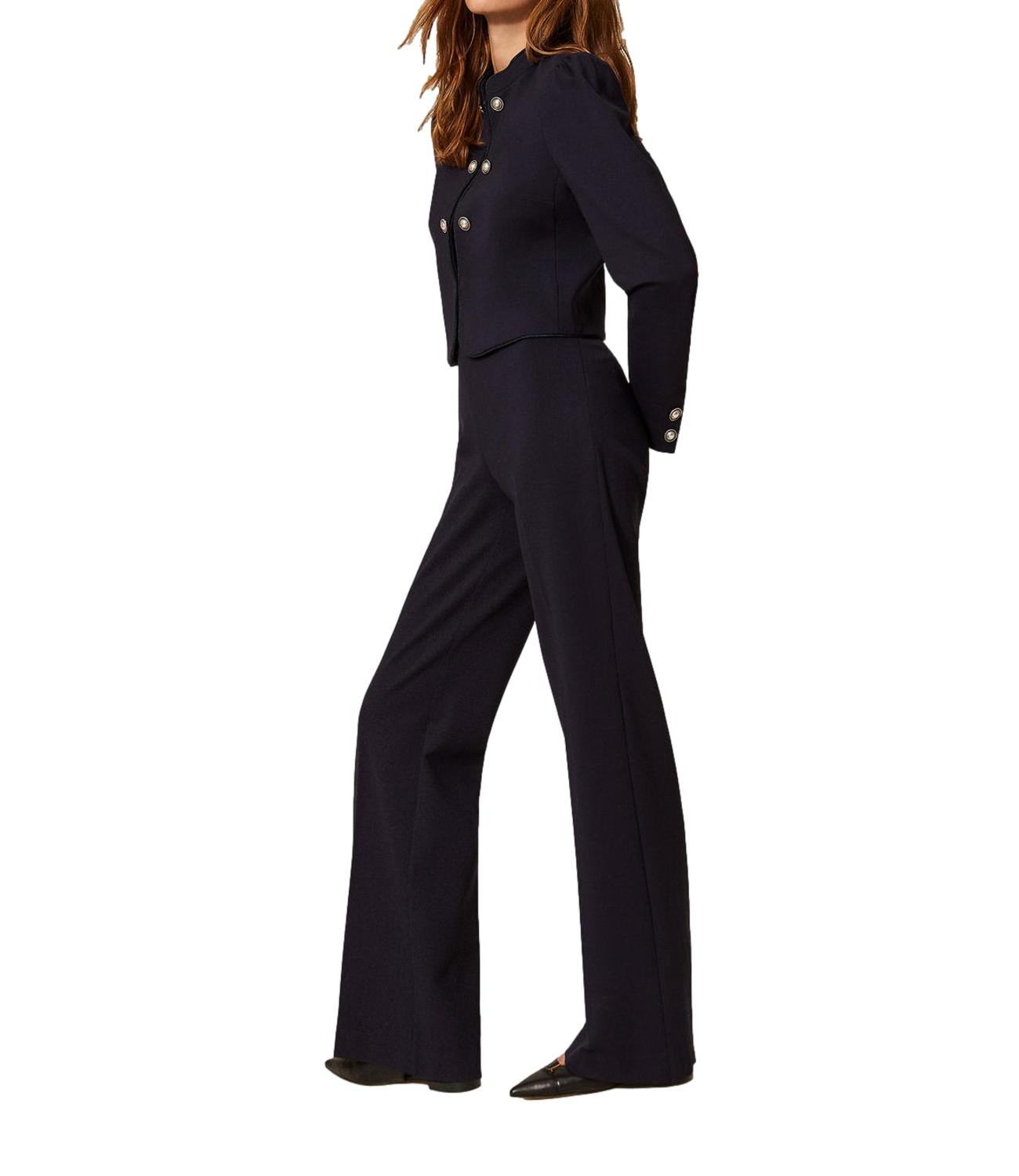 TWIN SET pantalone blue night donna
