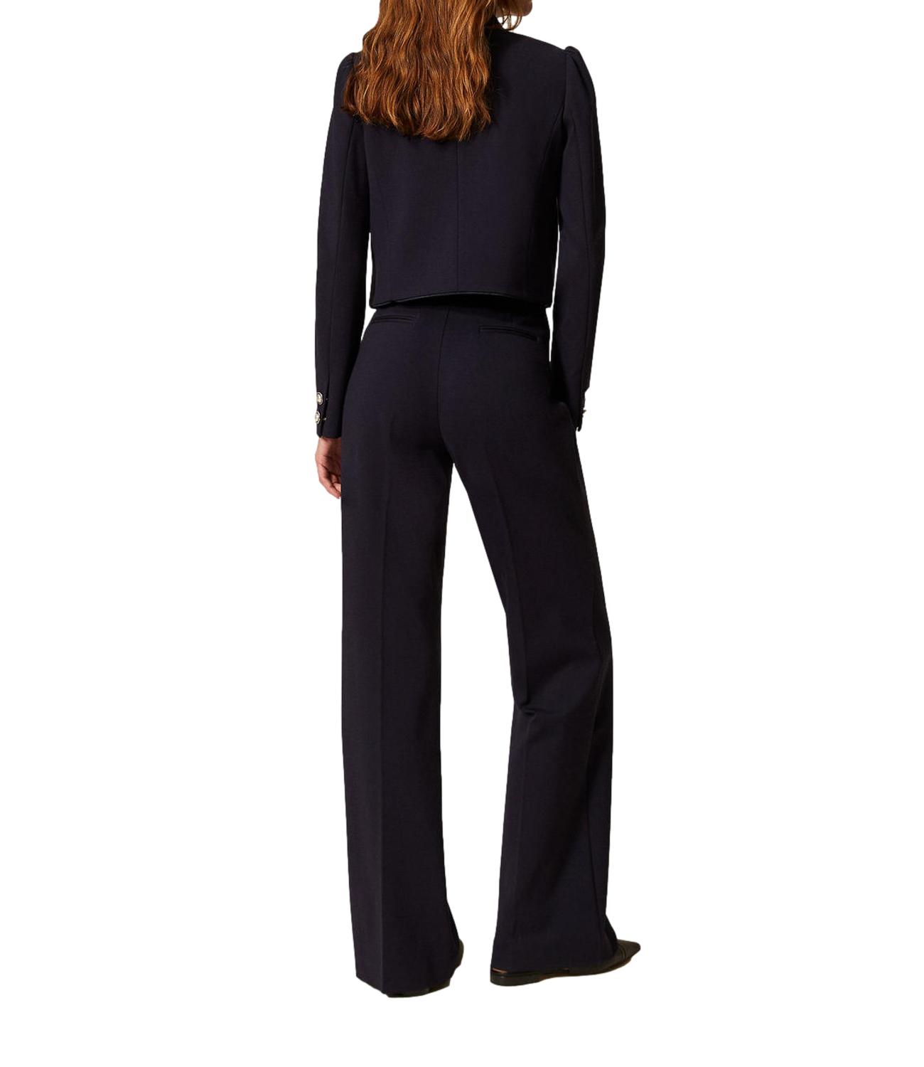 TWIN SET pantalone blue night donna