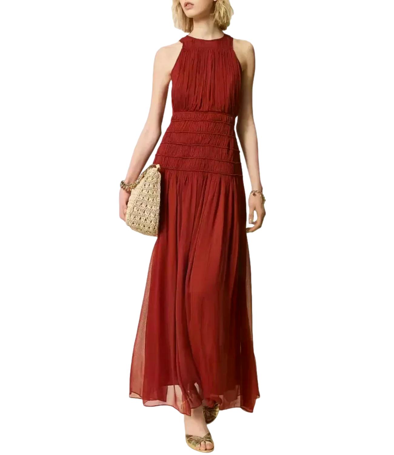 Twin Set Abito Brown Henna da Donna