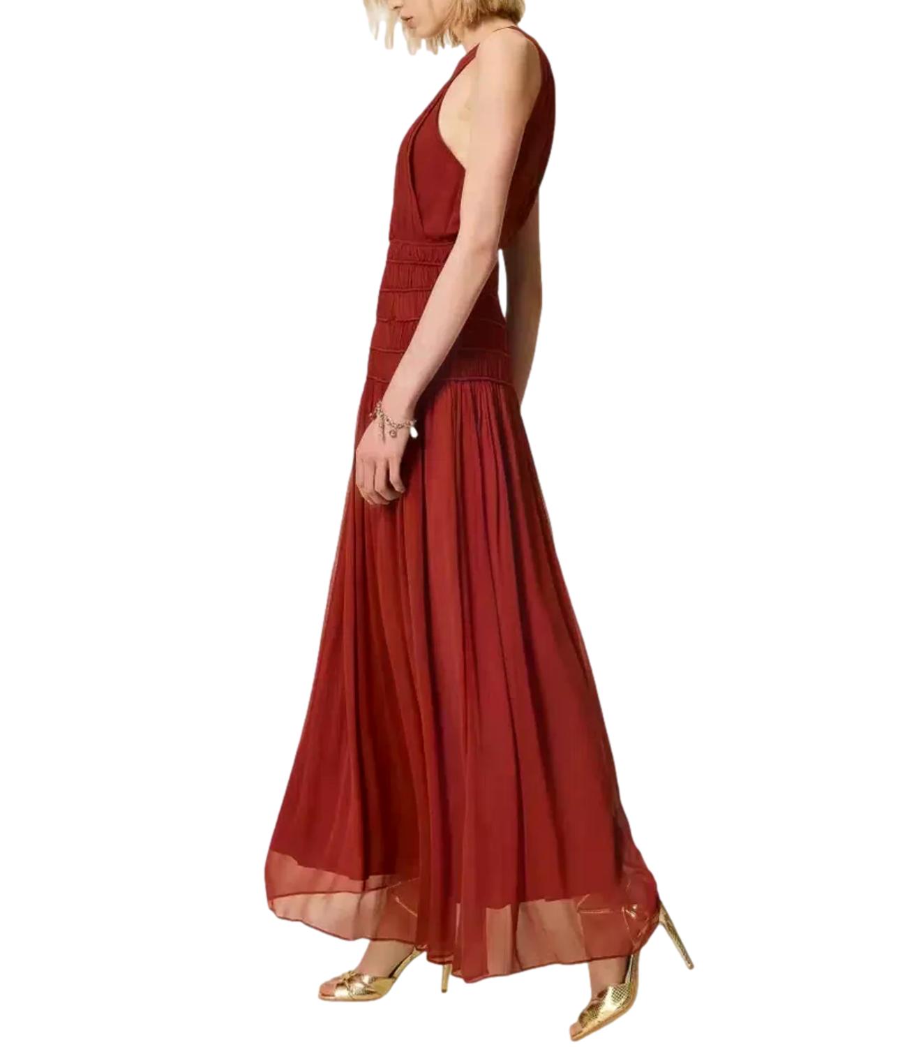 Twin Set Abito Brown Henna da Donna