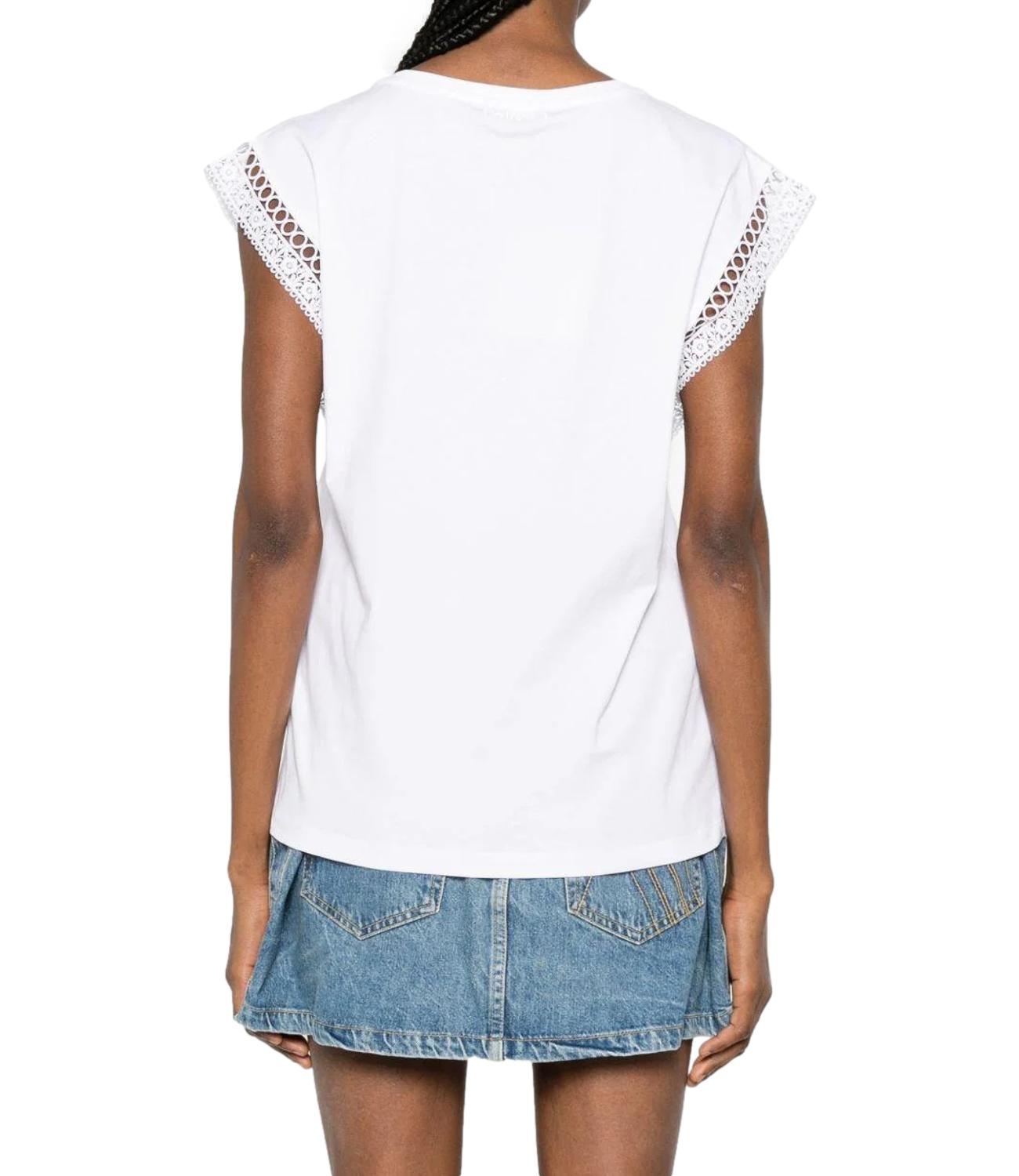 Twinset T-shirt Bianco Ottico Donna