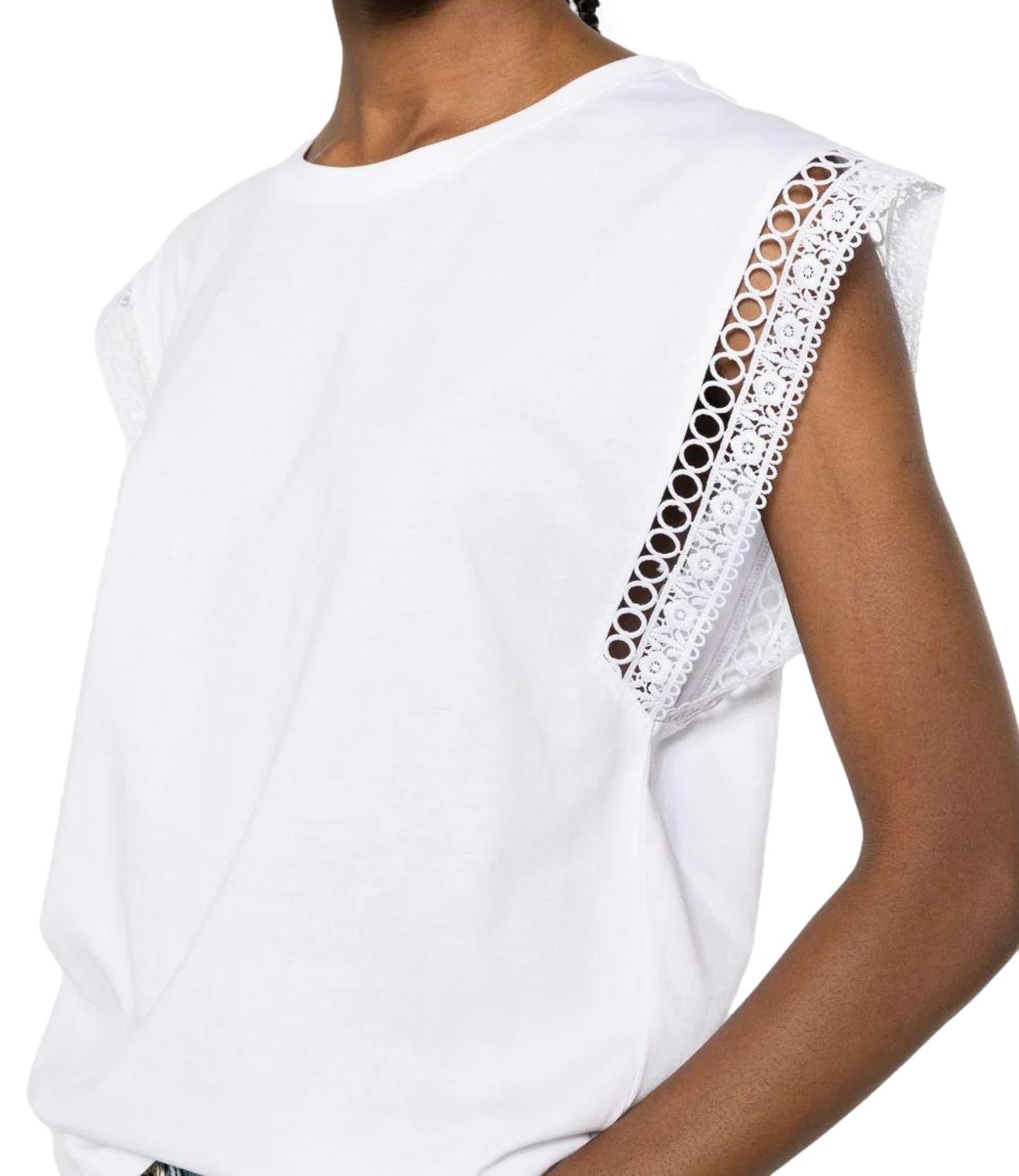 Twinset T-shirt Bianco Ottico Donna