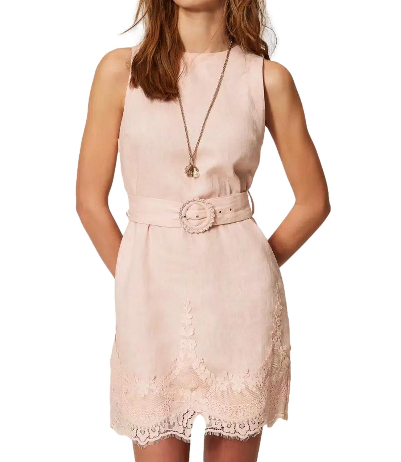 Twinset Abito Pearl Rose Donna
