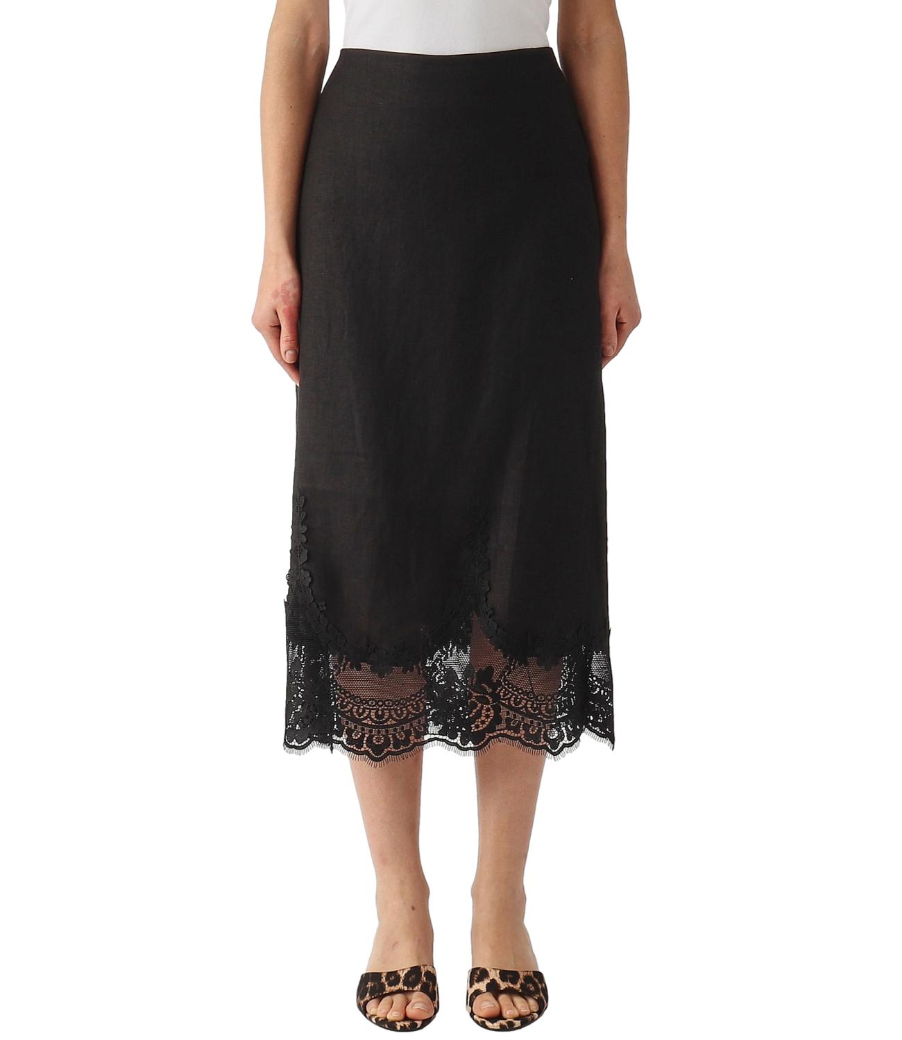 Twin Set Gonna Nero da Donna