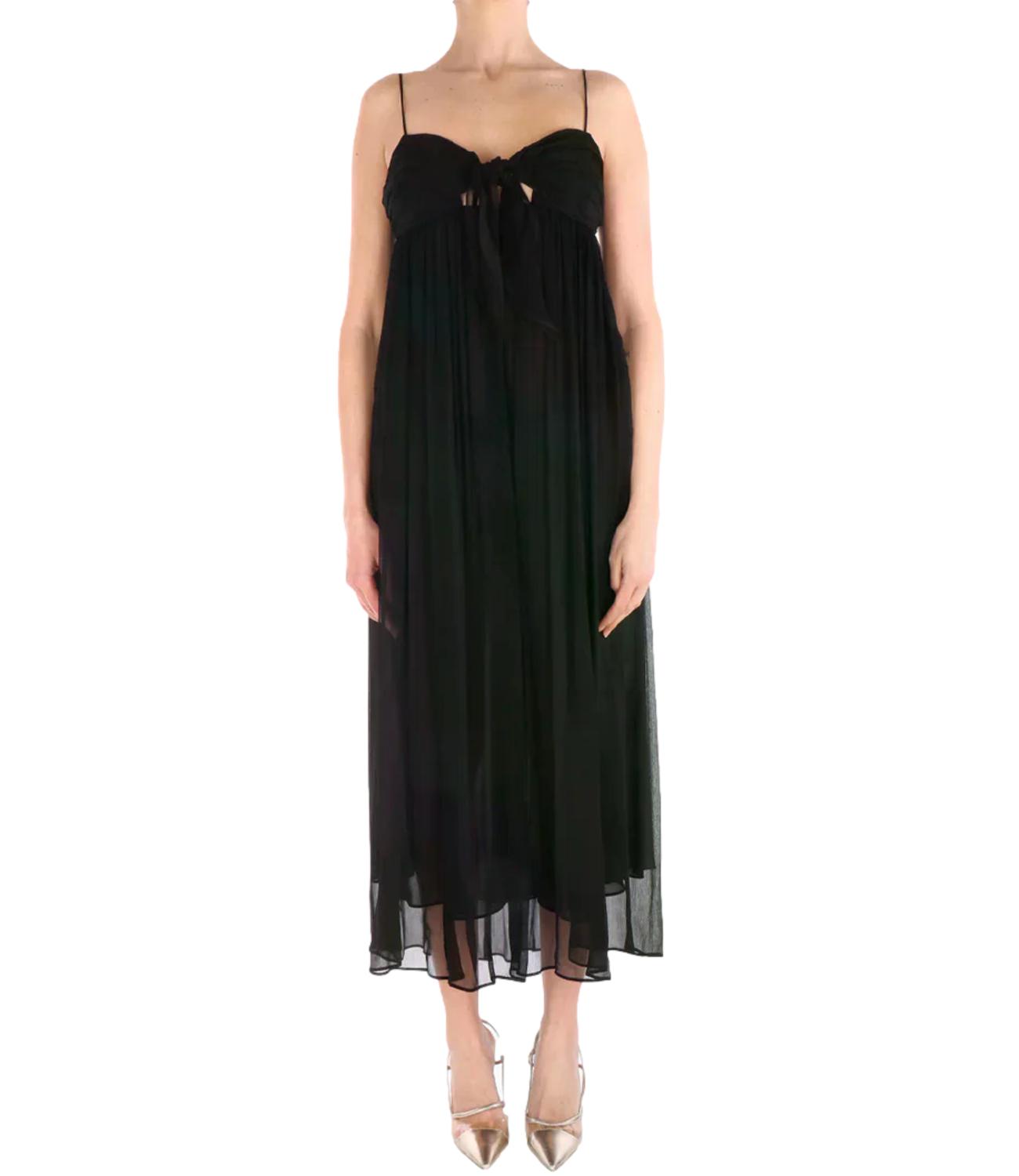 Twin Set Abito Nero da Donna