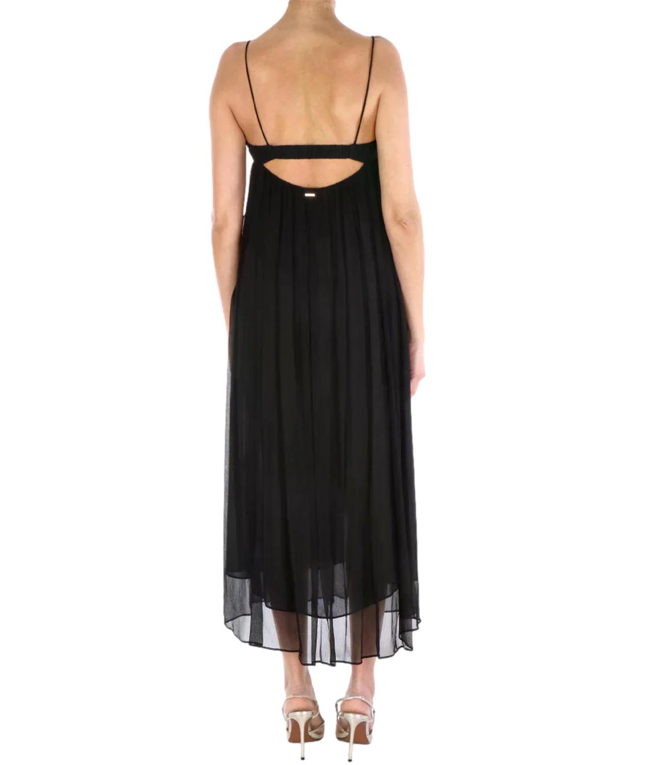 Twin Set Abito Nero da Donna