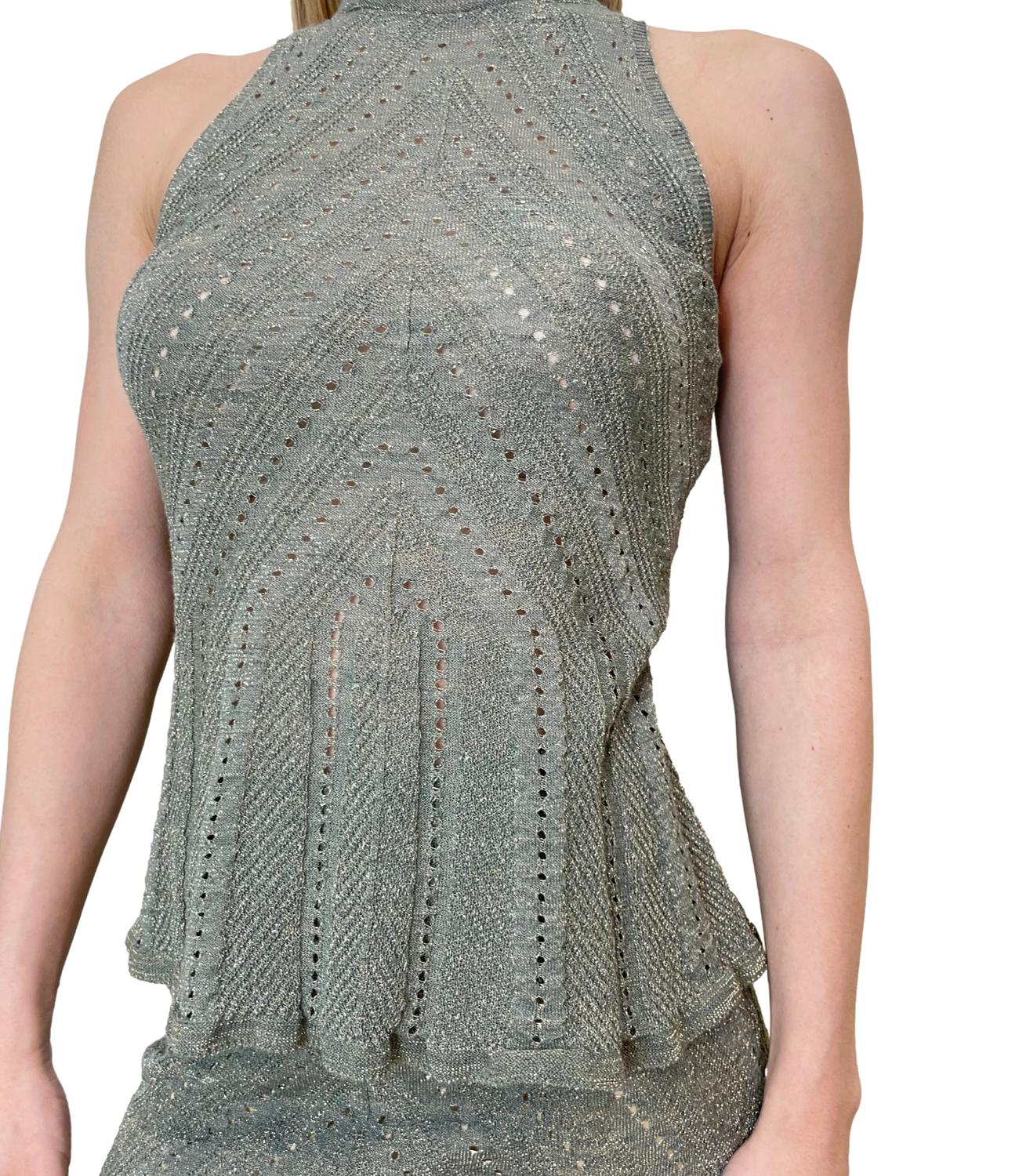 Twinset Top Verde Alpino Chiaro Donna