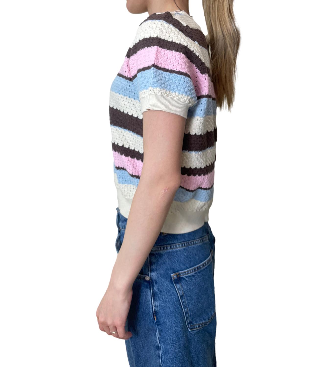 Vicolo Maglia Multicolor Donna