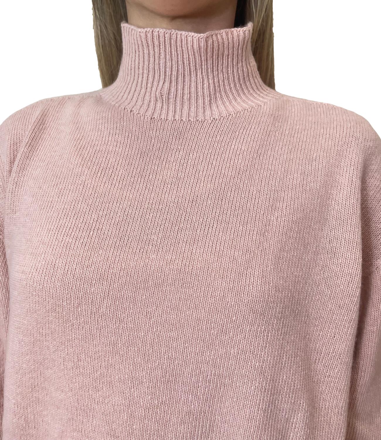 Vicolo Maglia Over Rosa Donna