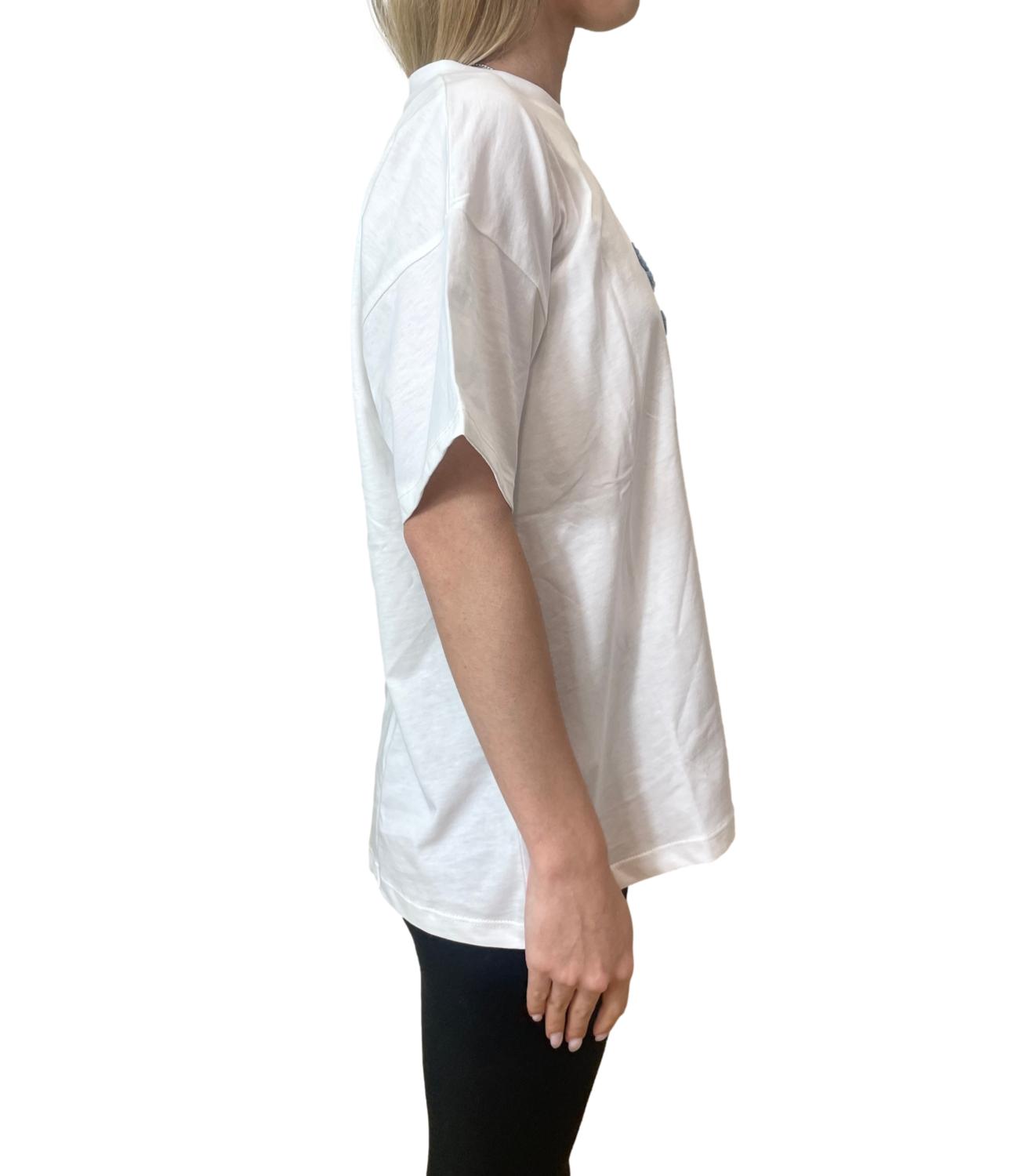 Vicolo T-shirt Logo Blu Donna
